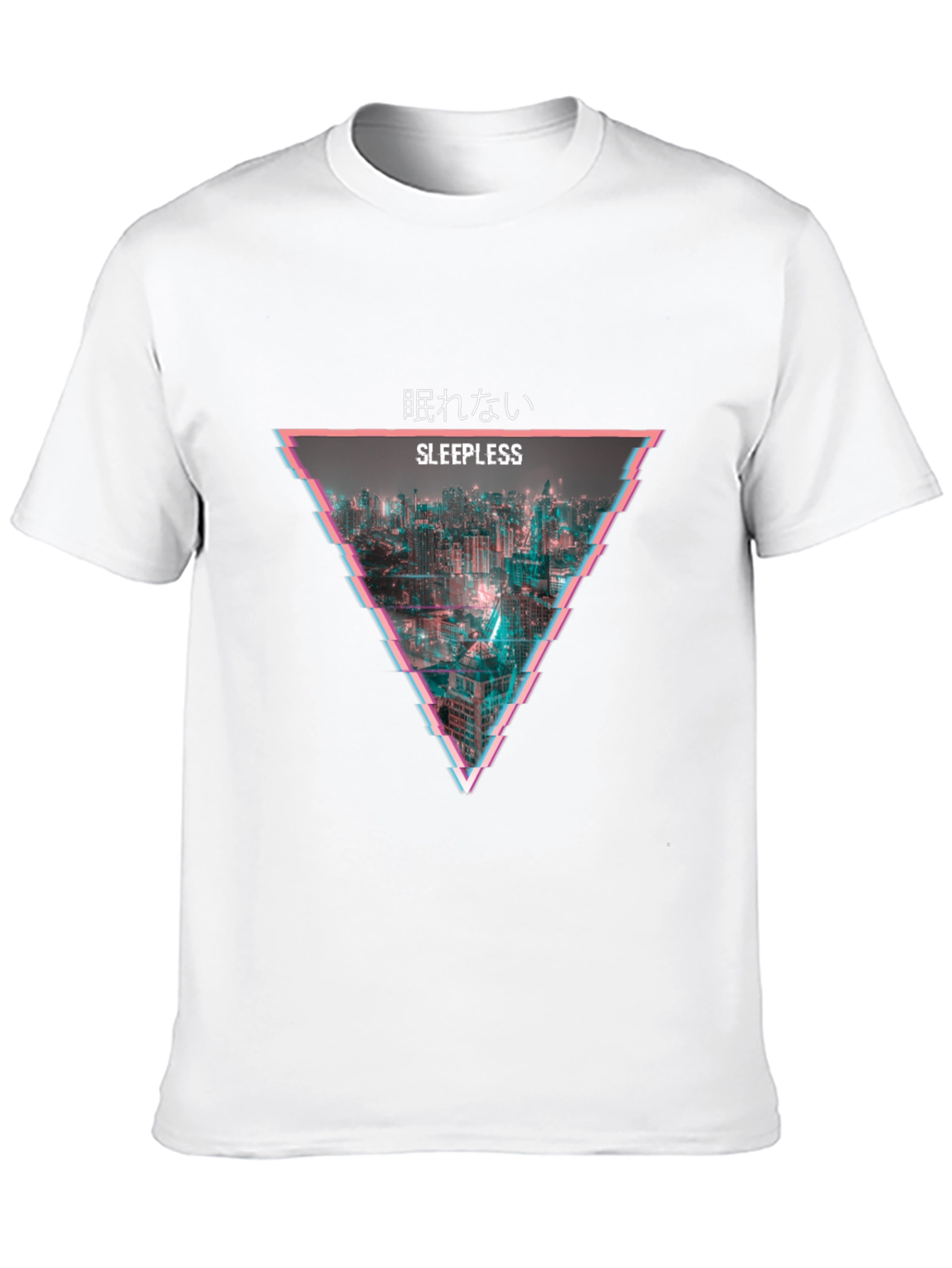 Sleepless Cityscape Graphic T-Shirt