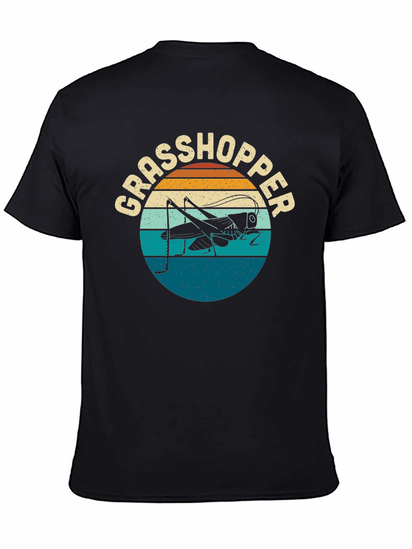Retro Grasshopper Graphic T-Shirt