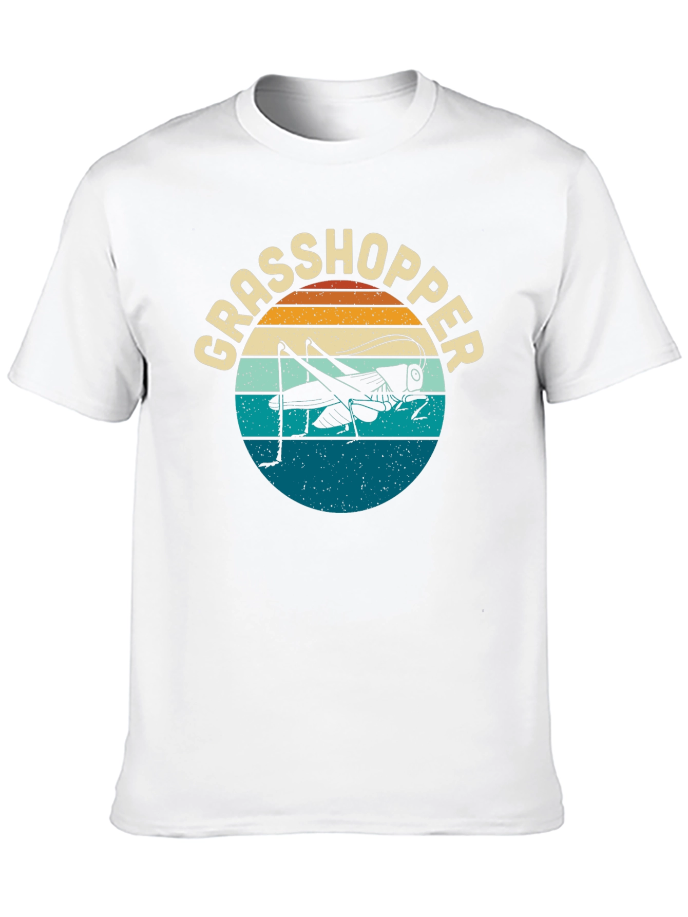 Retro Grasshopper Graphic T-Shirt