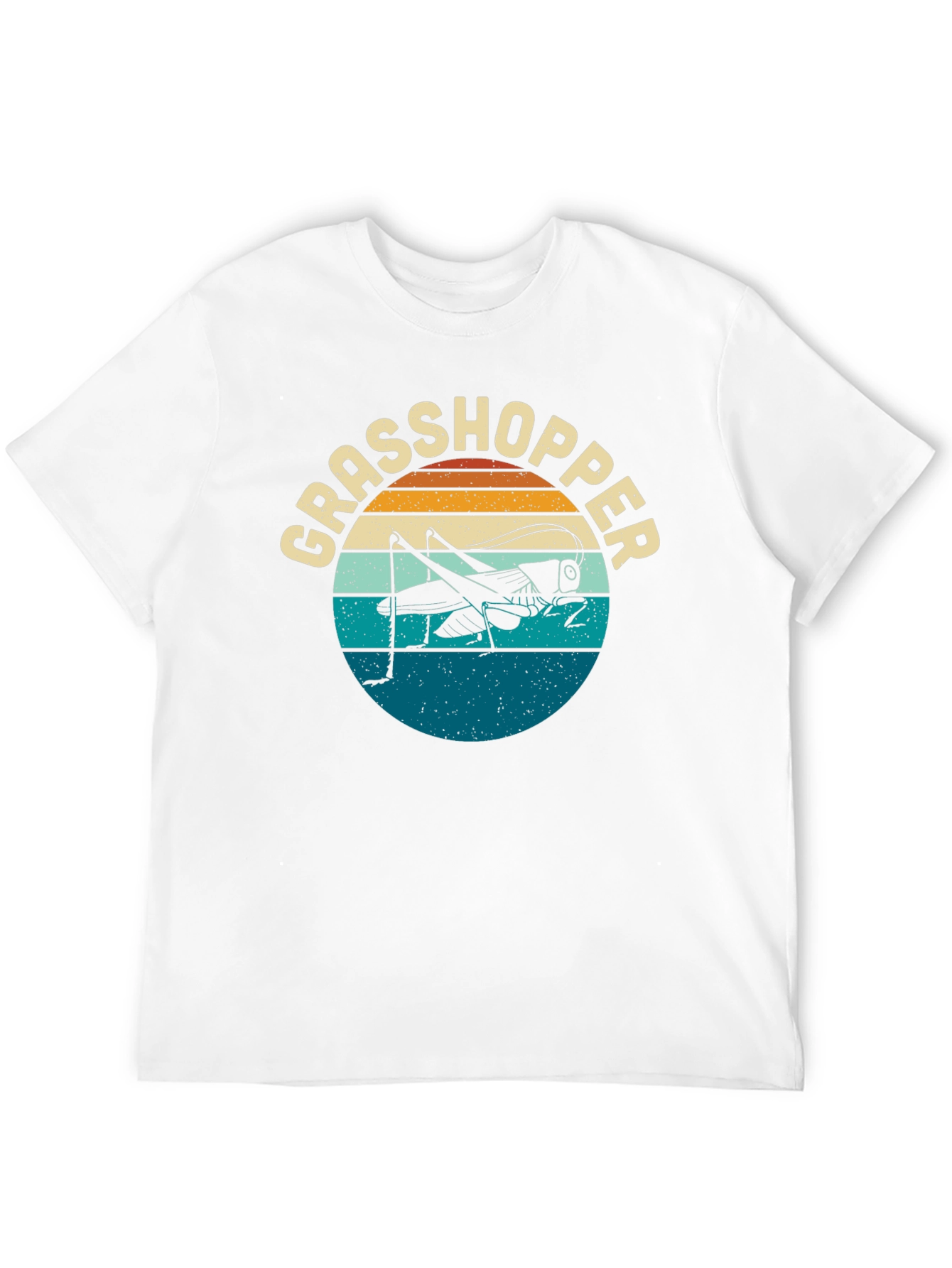 Retro Grasshopper Graphic T-Shirt