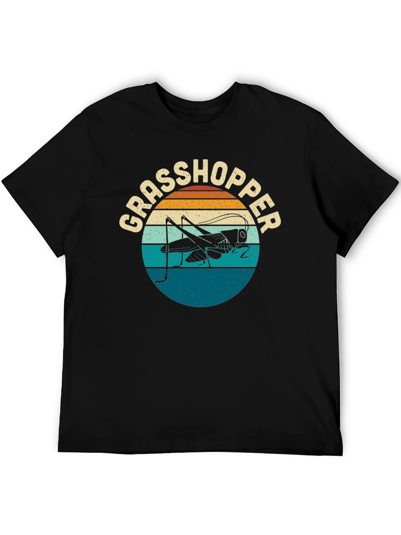 Retro Grasshopper Graphic T-Shirt