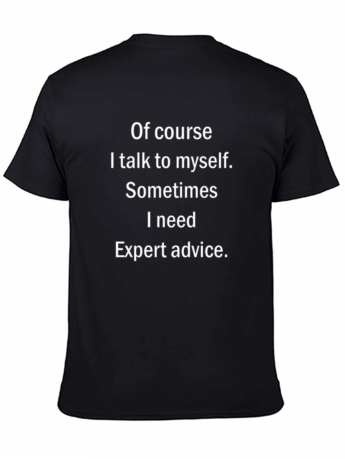 Funny T-Shirt: Of Course I Talk to Myself