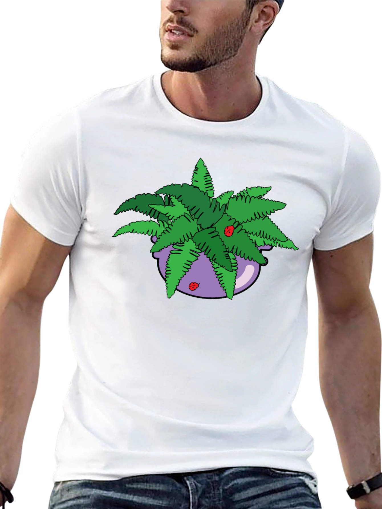 Fern in Pot Graphic T-Shirt