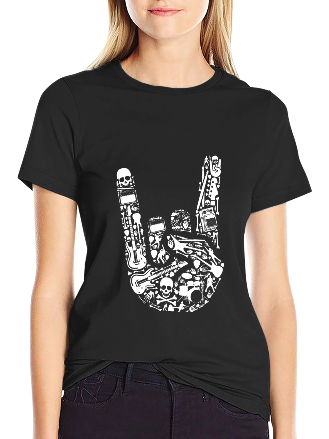 Rock Hand T-Shirt - Music Lover Tee