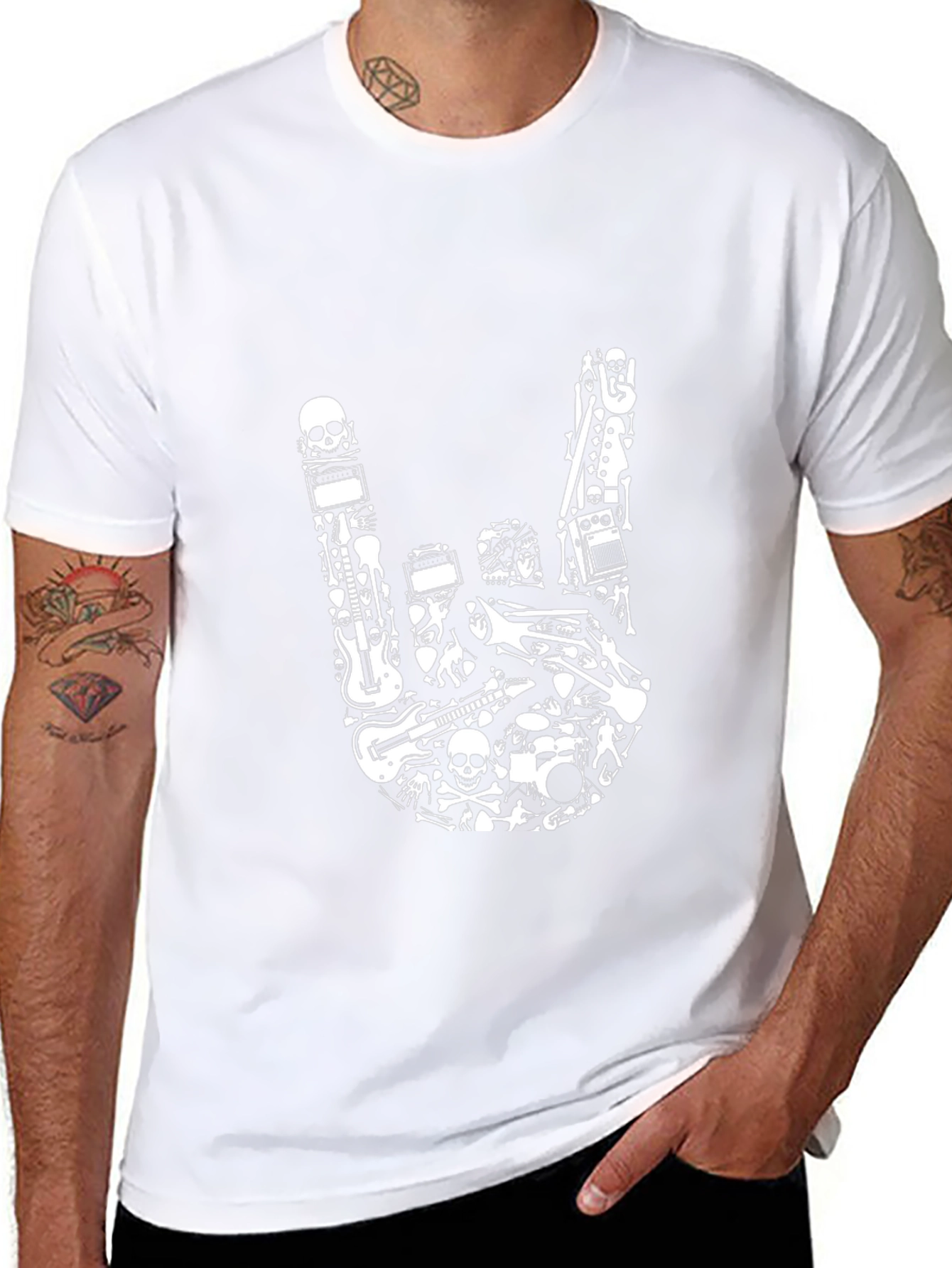 Rock Hand T-Shirt - Music Lover Tee