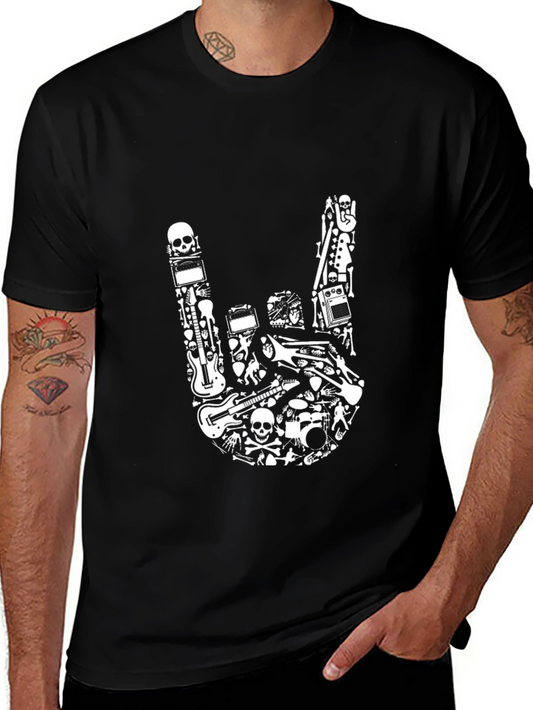 Rock Hand T-Shirt - Music Lover Tee