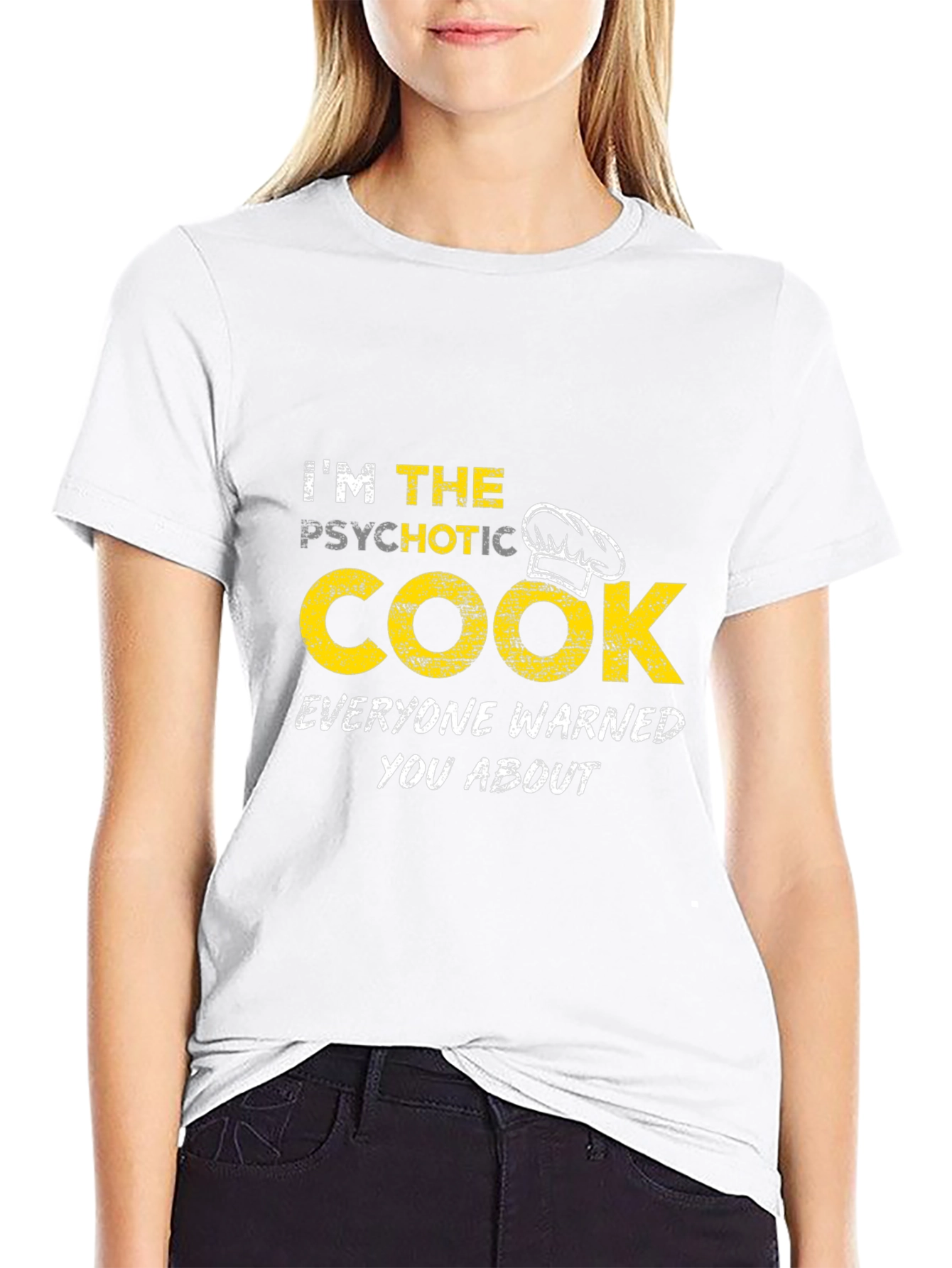 Psychotic Cook Novelty T-Shirt Funny Chef Gift