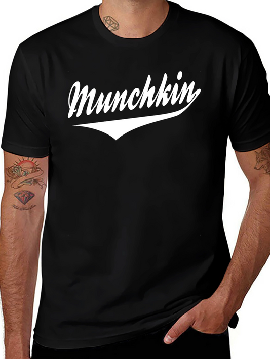 Munchkin Graphic Tee - Black Casual T-Shirt