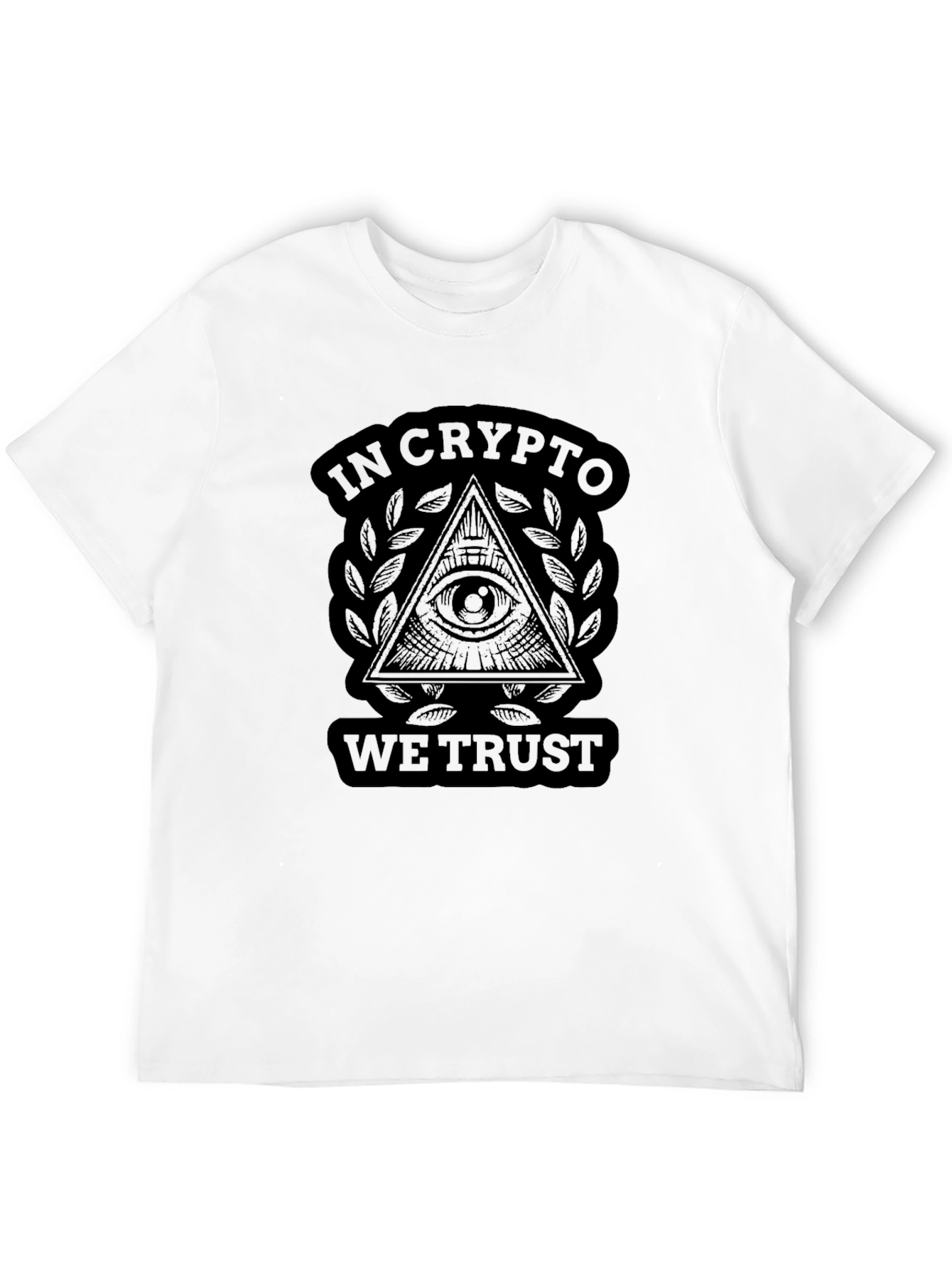 In Crypto We Trust T-Shirt - Black Graphic Tee