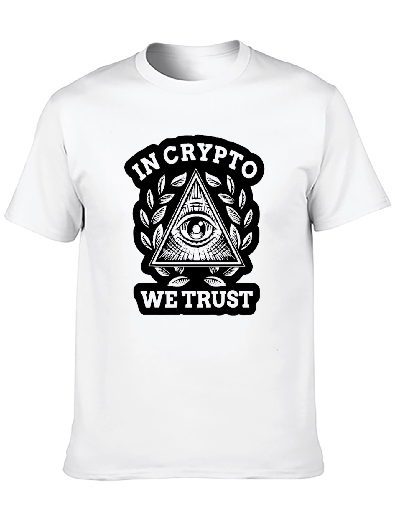 In Crypto We Trust T-Shirt - Black Graphic Tee