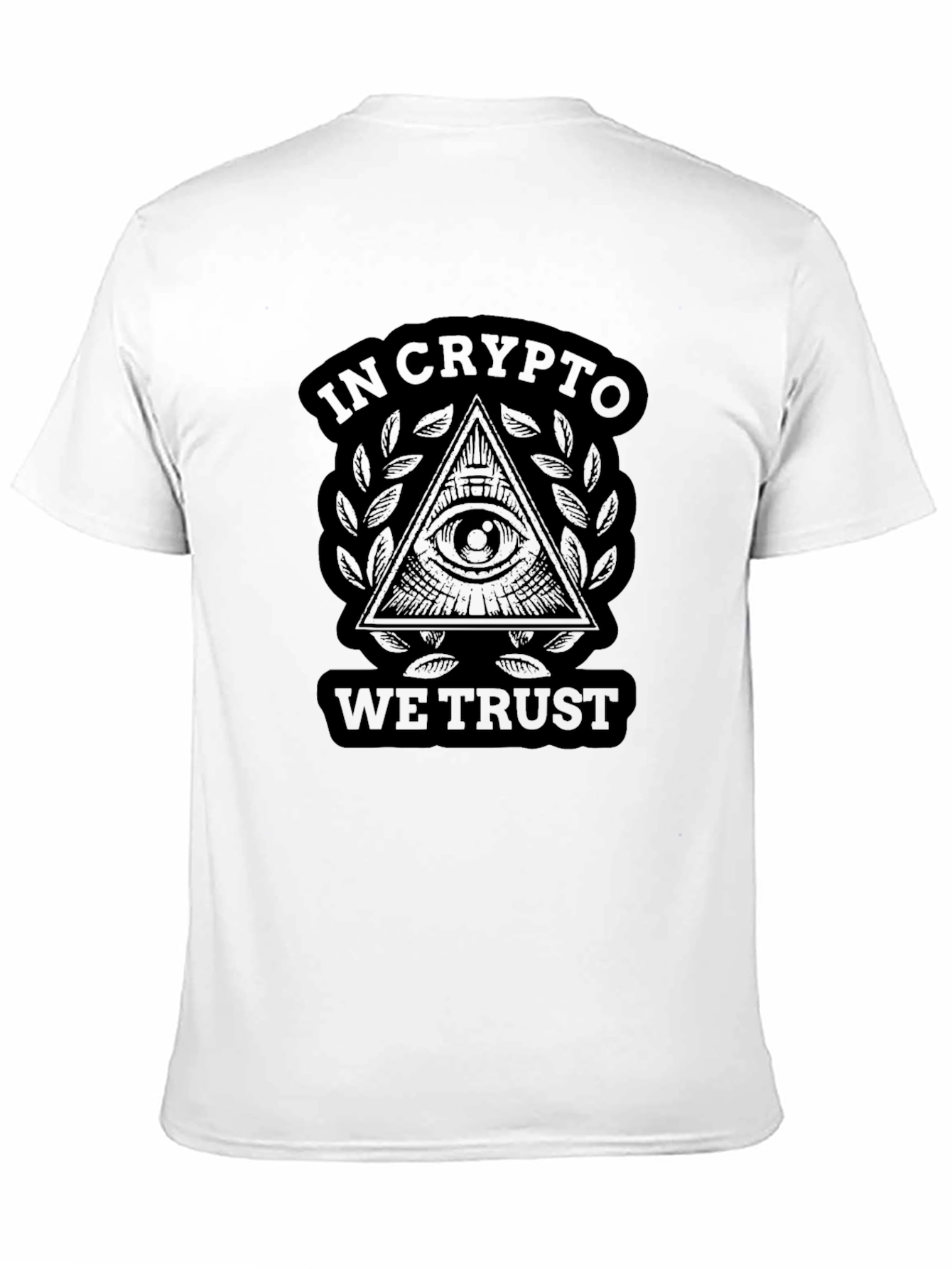 In Crypto We Trust T-Shirt - Black Graphic Tee
