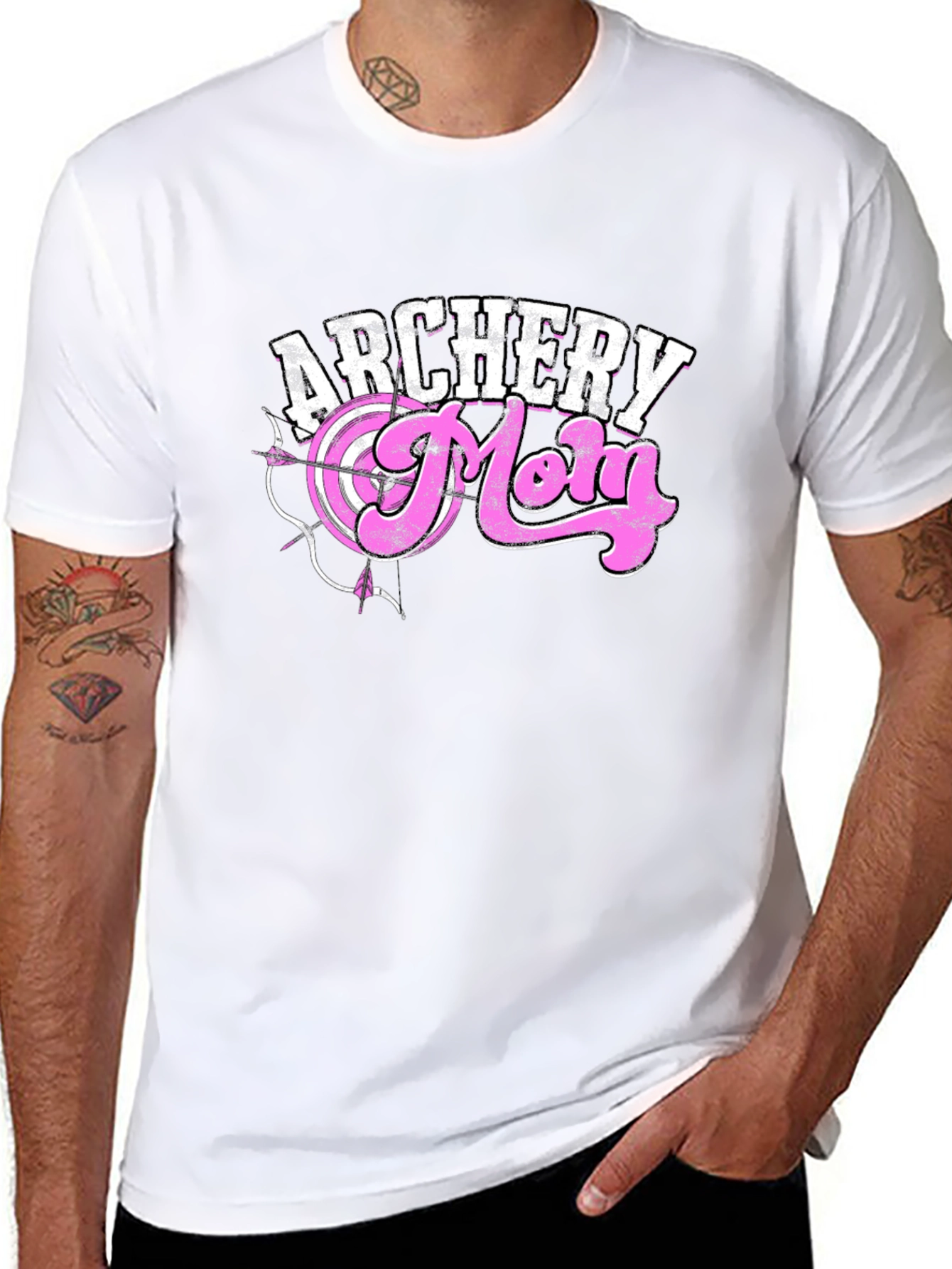 Archery Mom T-Shirt - Graphic Tee for Women
