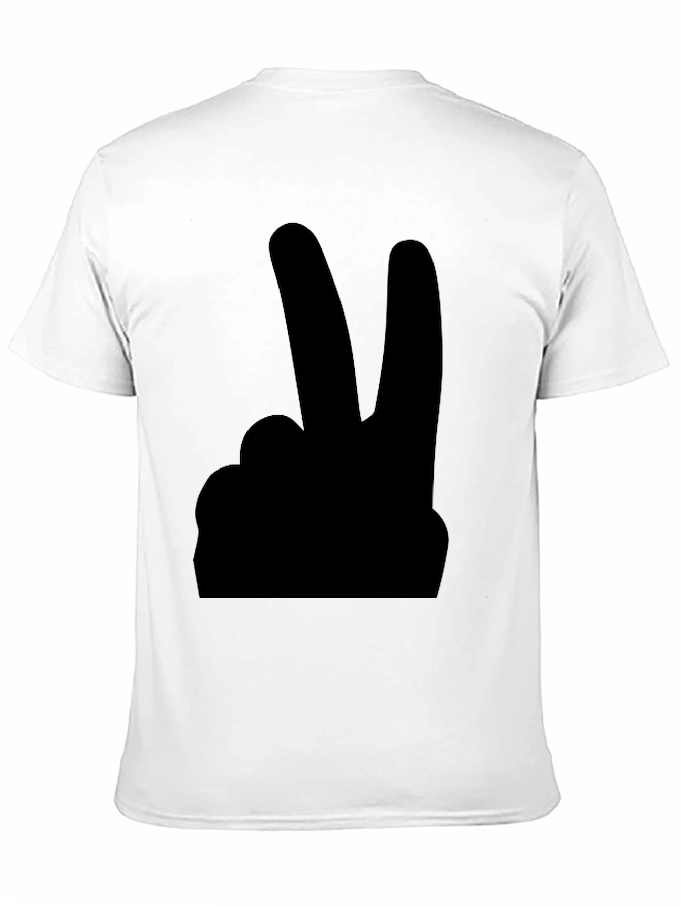 Peace Sign Black T-Shirt