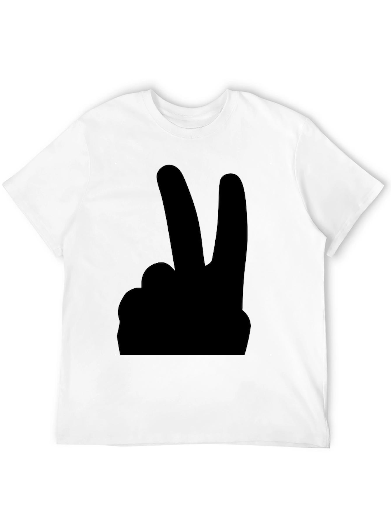 Peace Sign Black T-Shirt