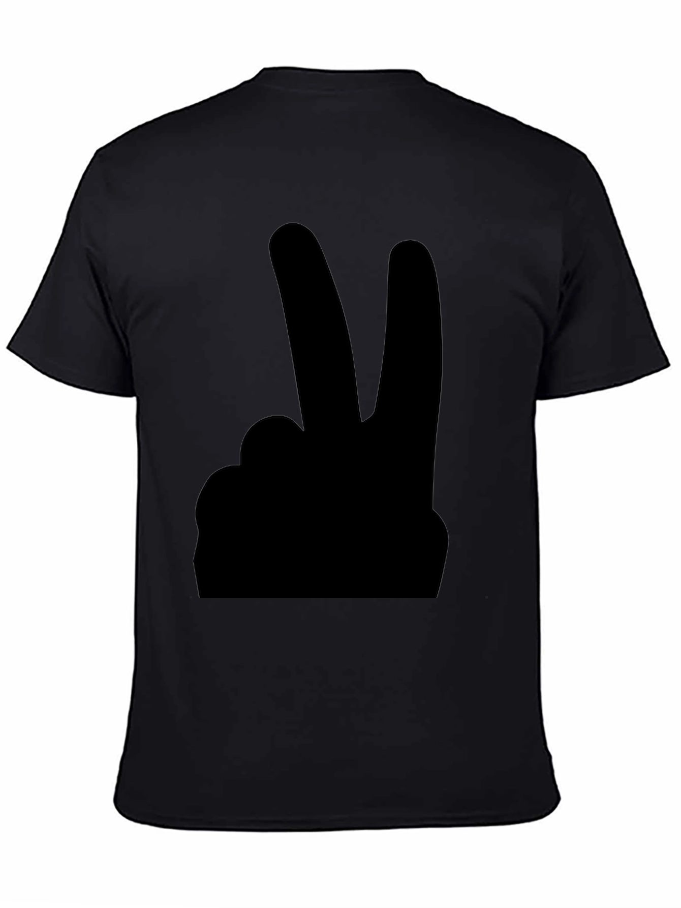 Peace Sign Black T-Shirt