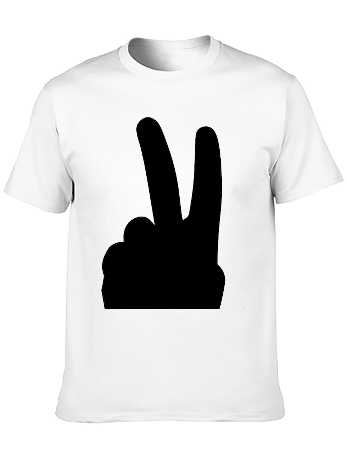 Peace Sign Black T-Shirt