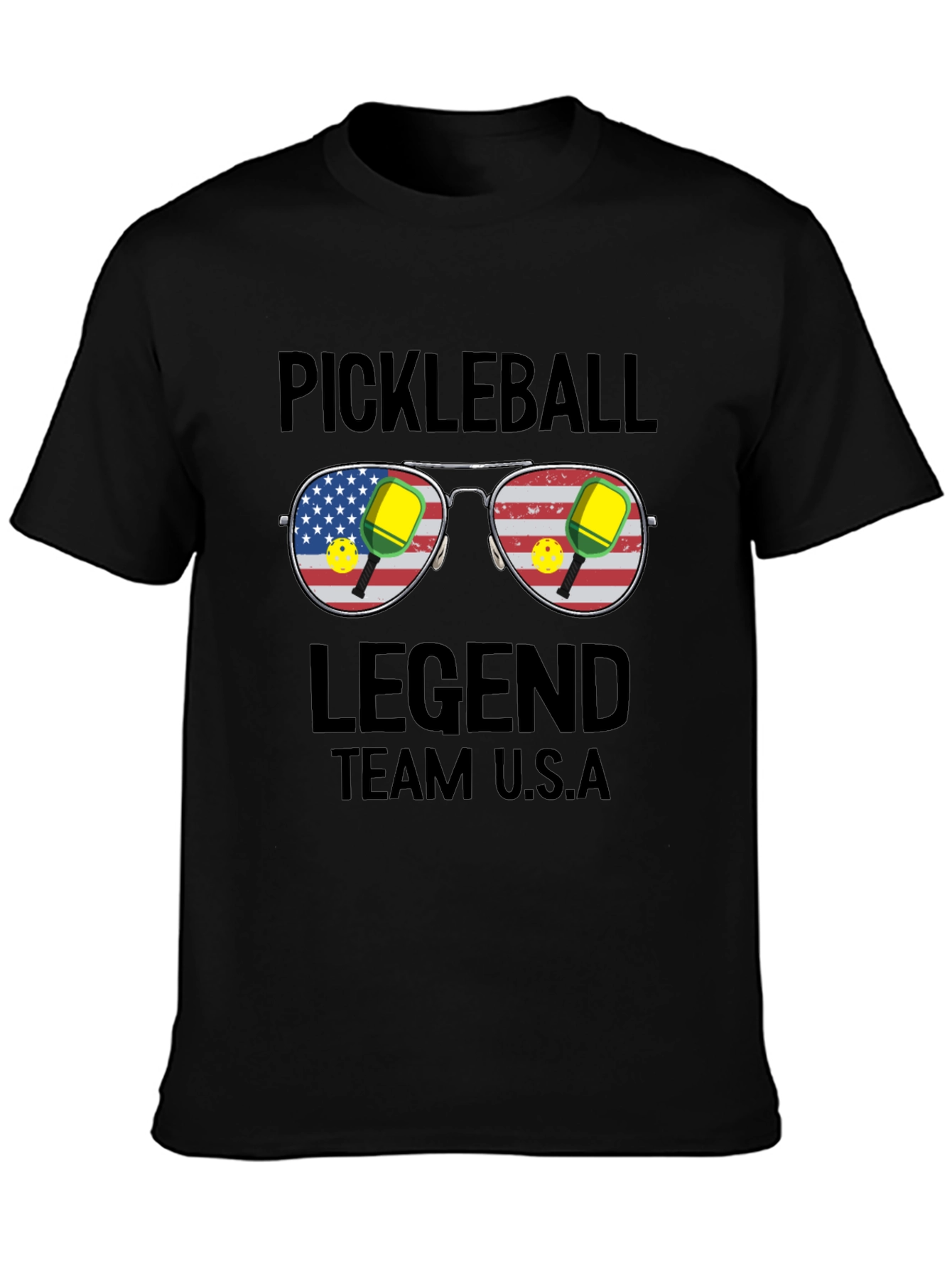 Pickleball Legend Team USA Graphic T-Shirt