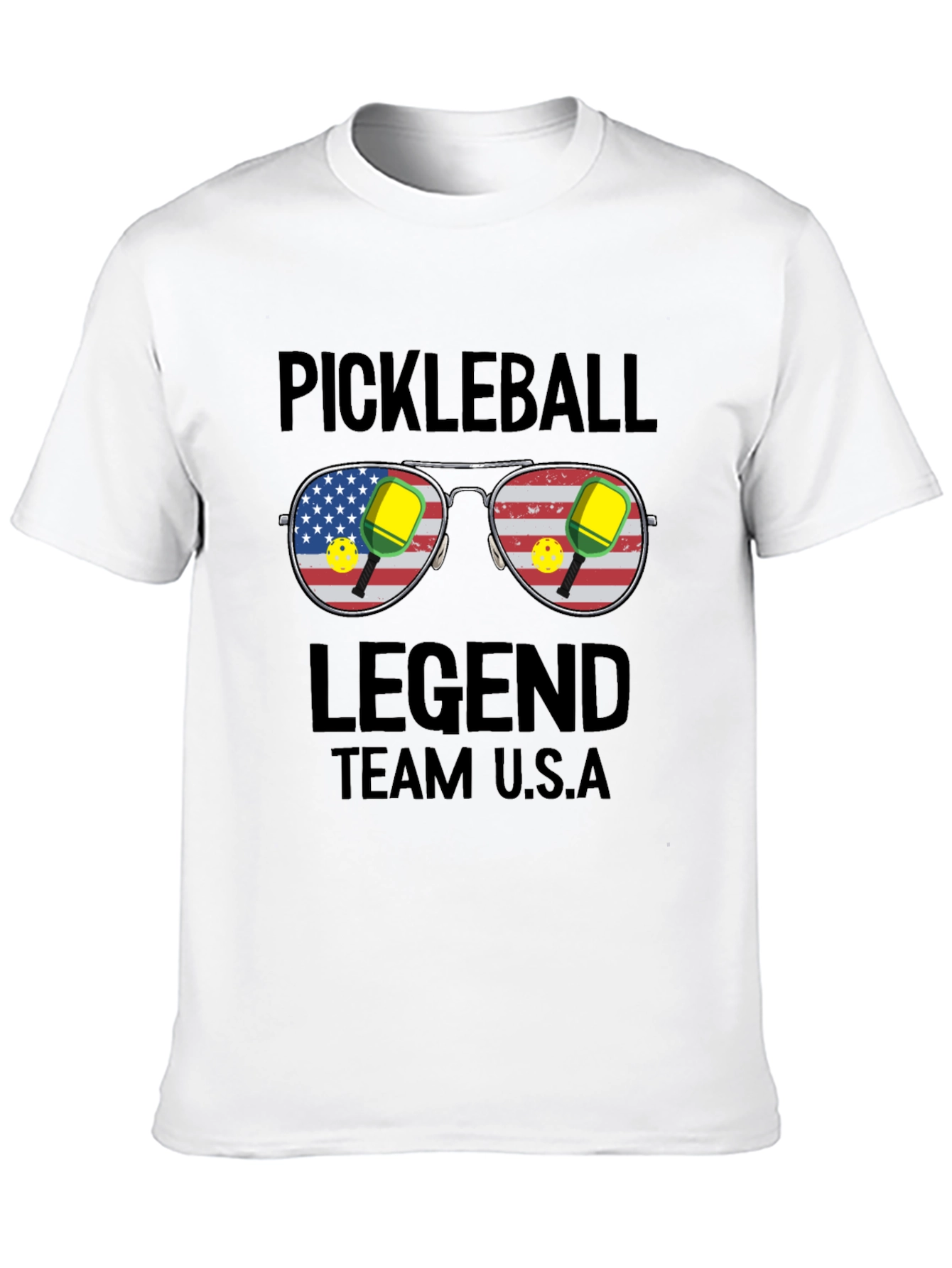 Pickleball Legend Team USA Graphic T-Shirt