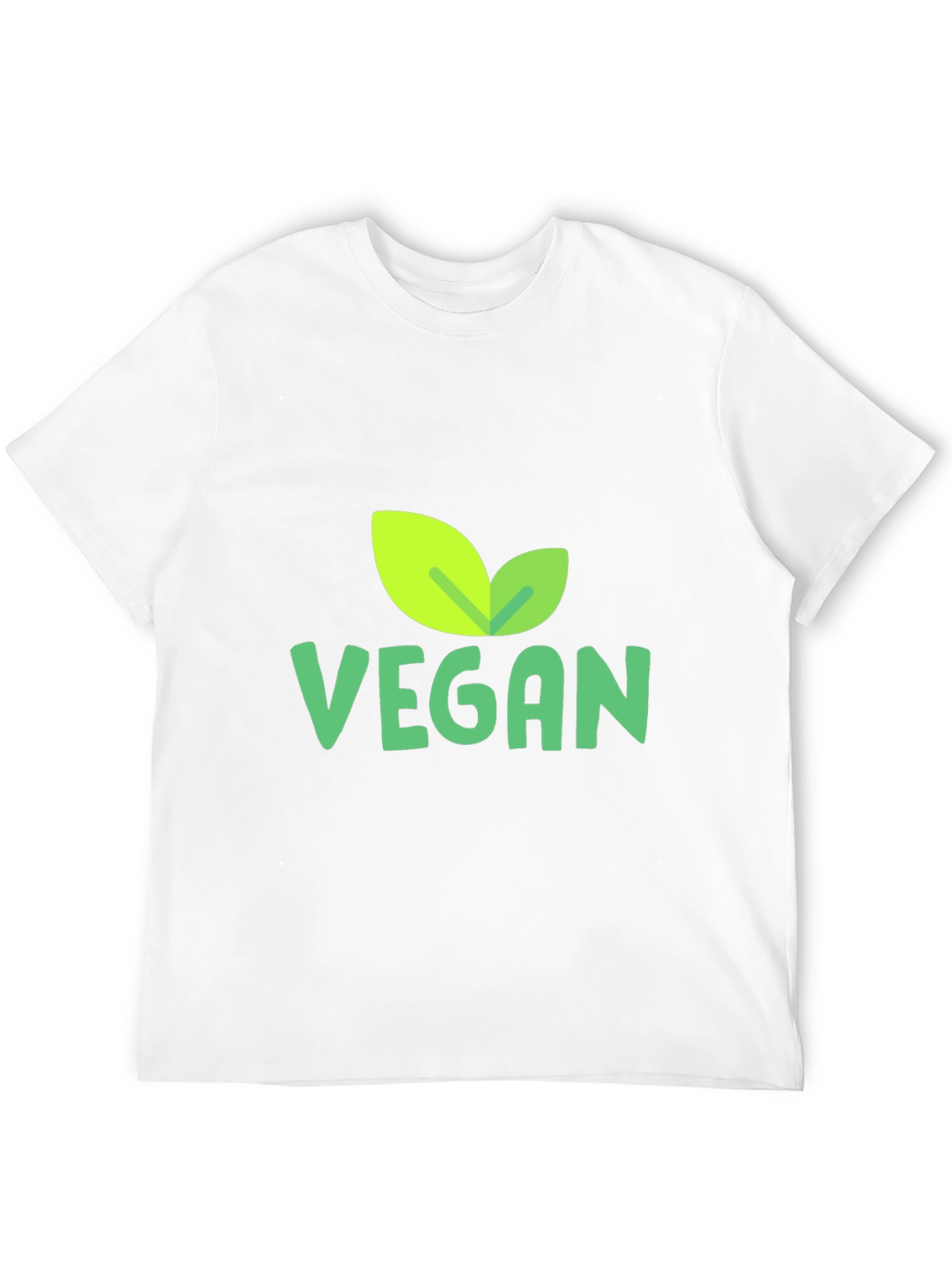 Vegan Leaf Graphic T-Shirt