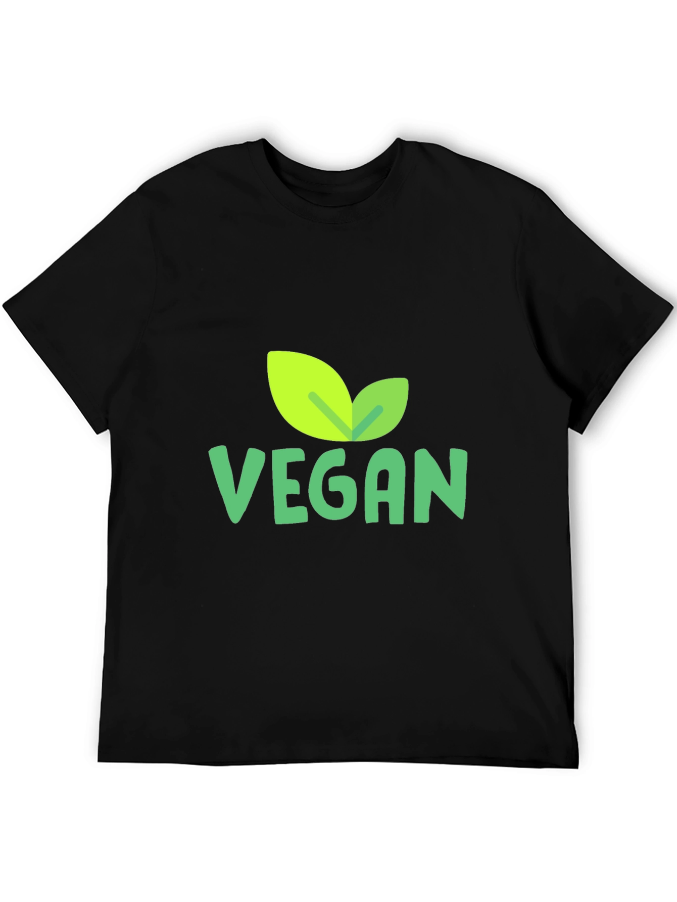 Vegan Leaf Graphic T-Shirt