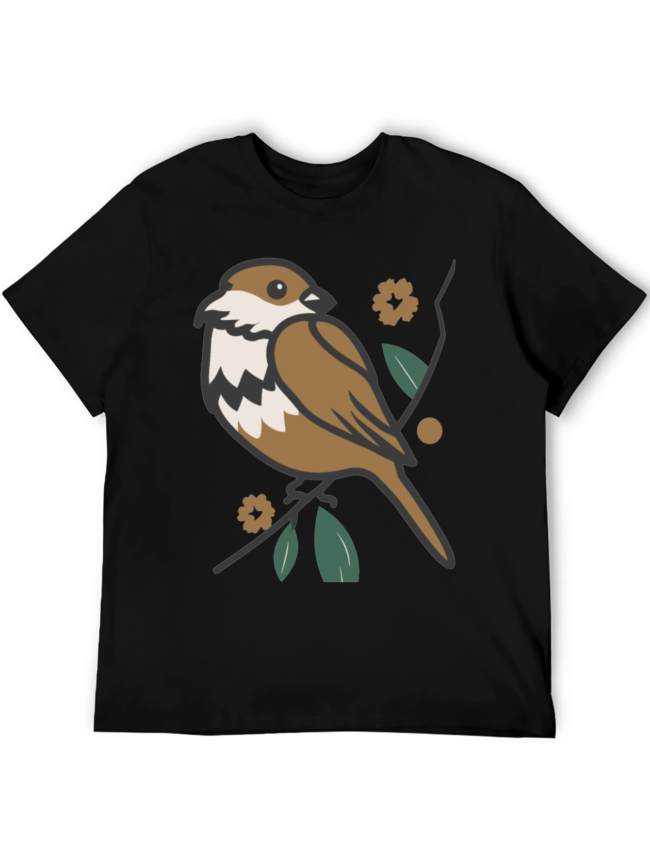 Bird & Branch Graphic T-Shirt - Casual Style