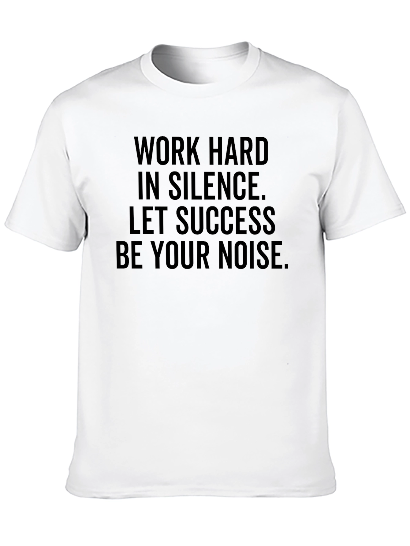 Work Hard Success Noise Black T-Shirt