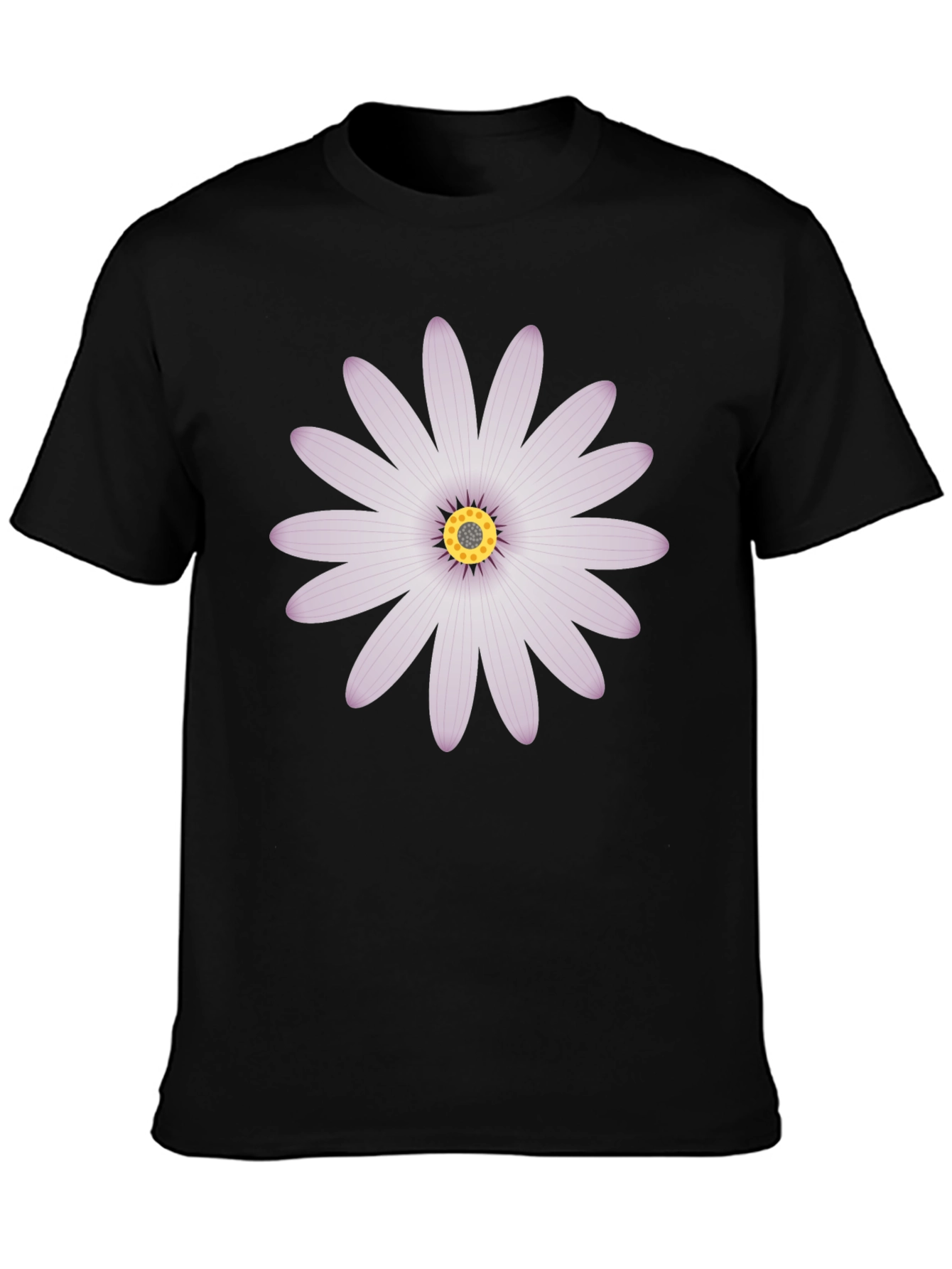 Daisy Graphic Tee - Black Casual Shirt