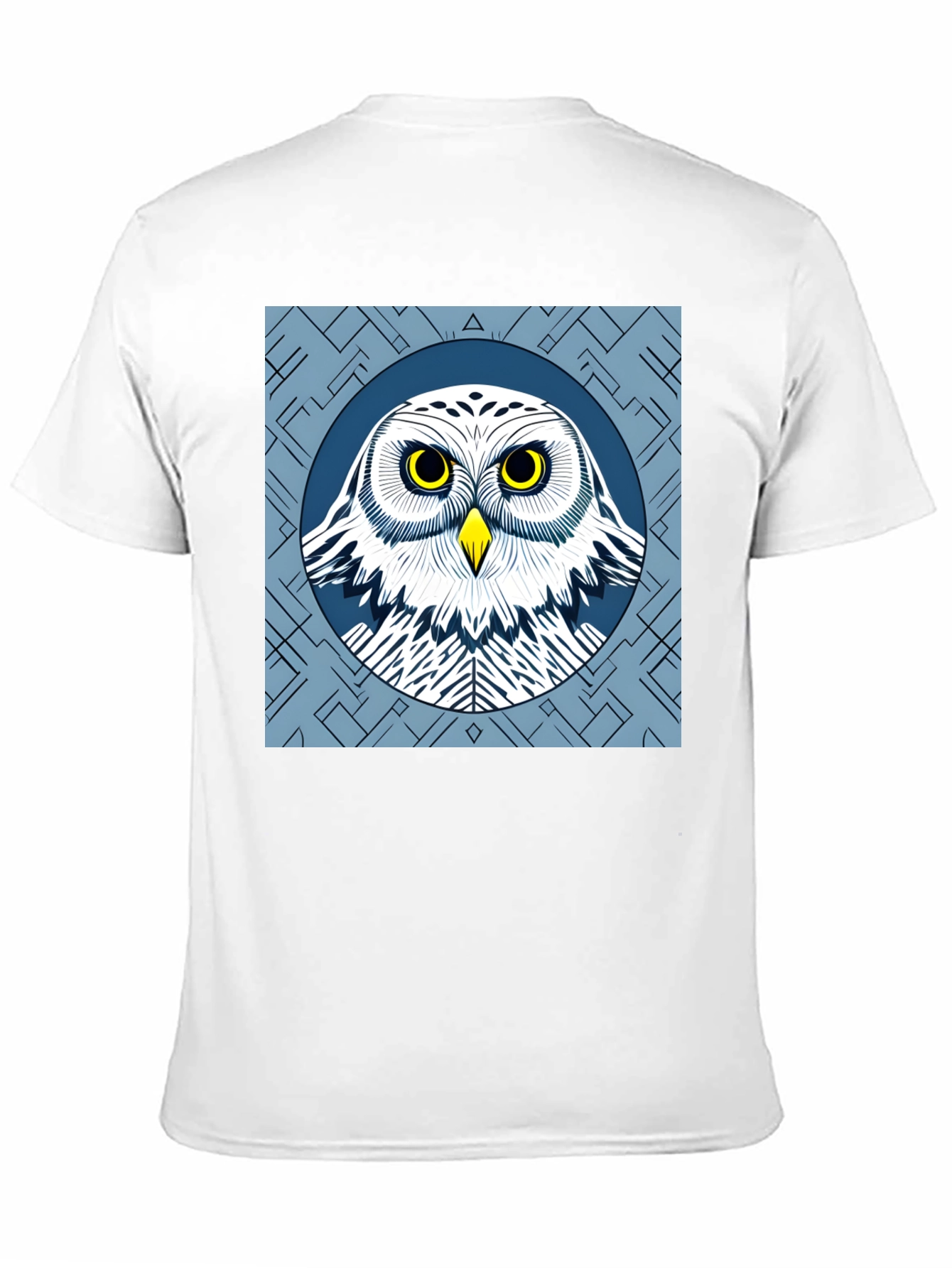 Owl Graphic Tee - Stylish Mens Black T-Shirt