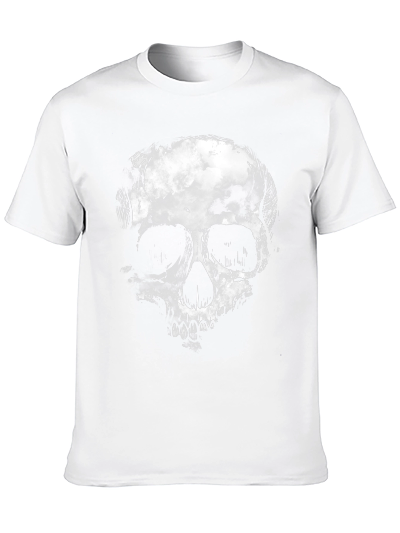 Skull Cloud Graphic Tee - Mens Black T-Shirt