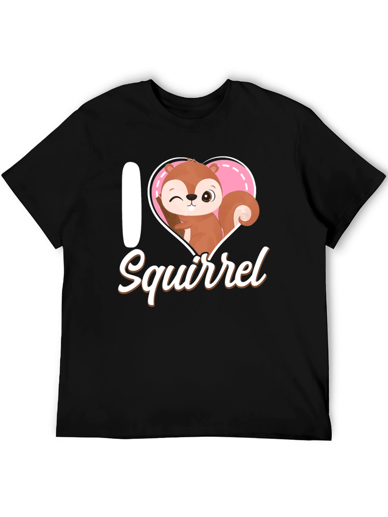 I Love Squirrel Graphic T-Shirt