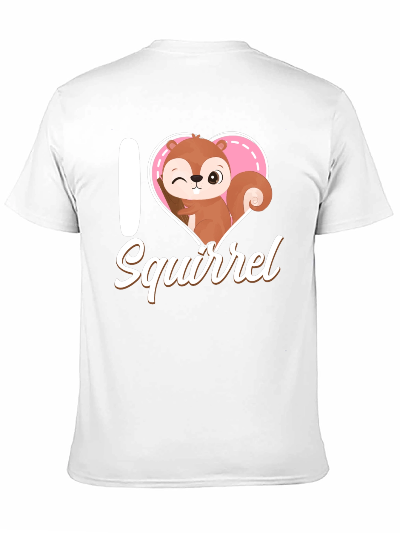 I Love Squirrel Graphic T-Shirt