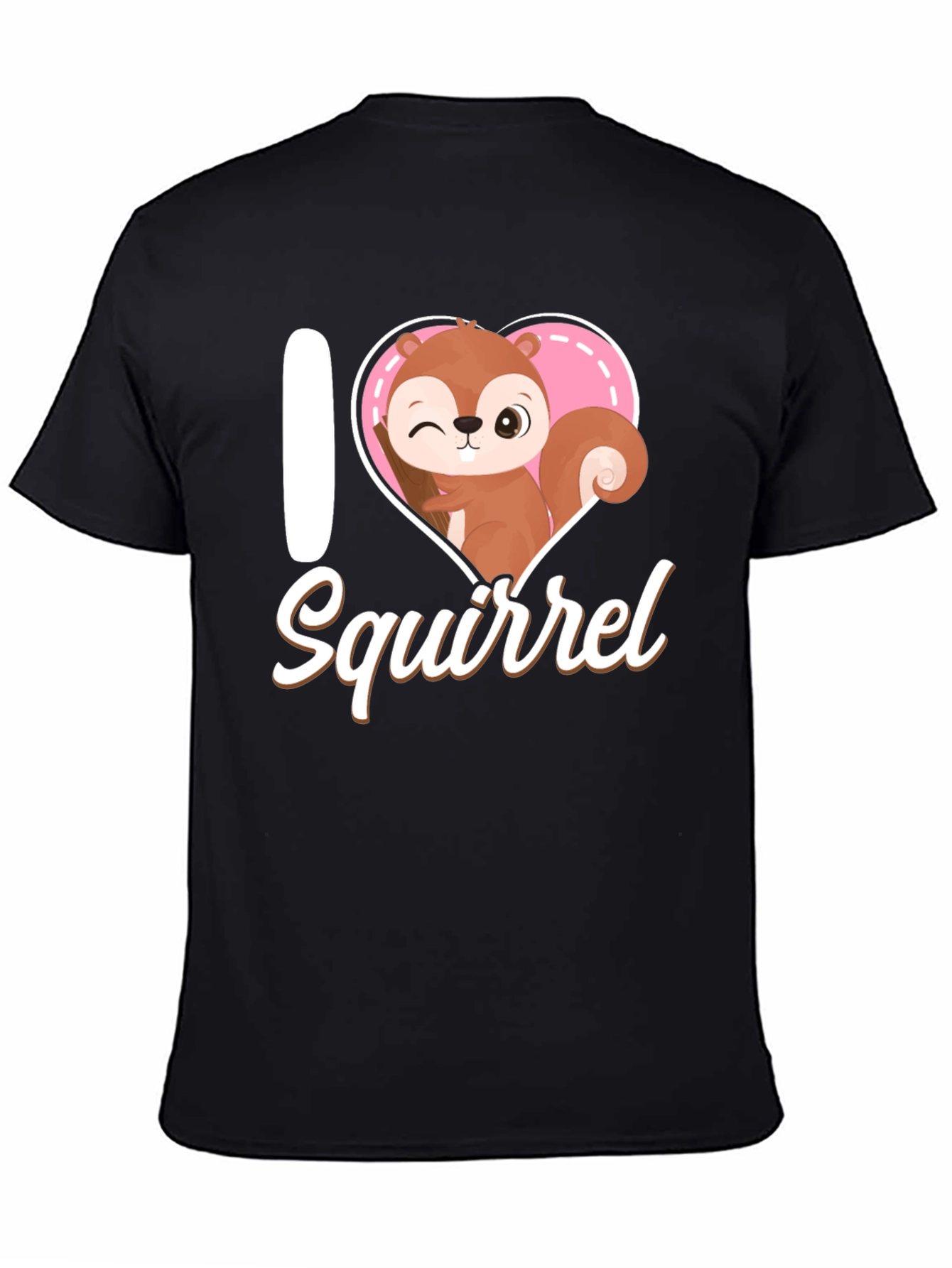 I Love Squirrel Graphic T-Shirt