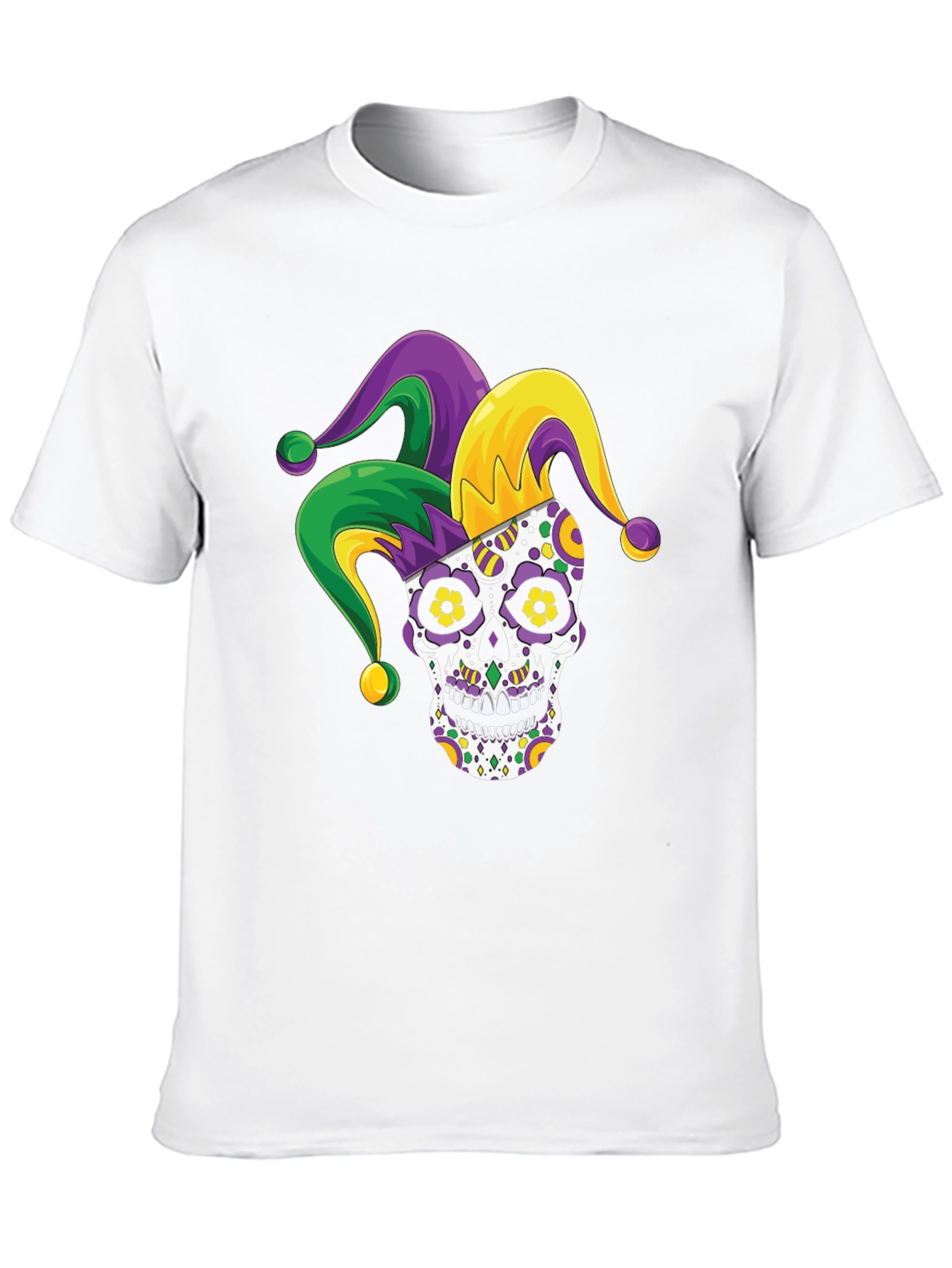 Mardi Gras Sugar Skull T-Shirt