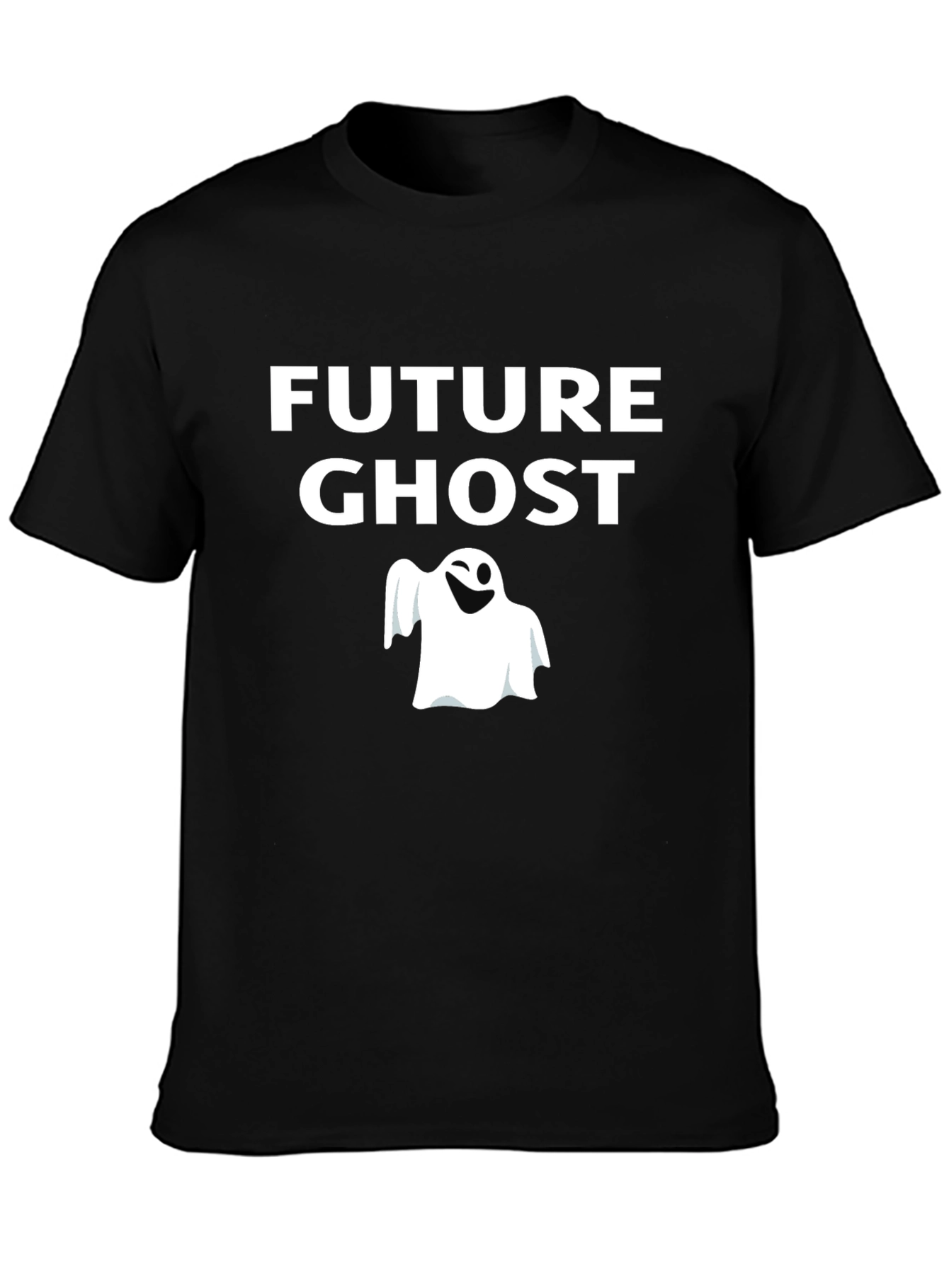 Future Ghost Graphic Tee - Spooky Season Comfort