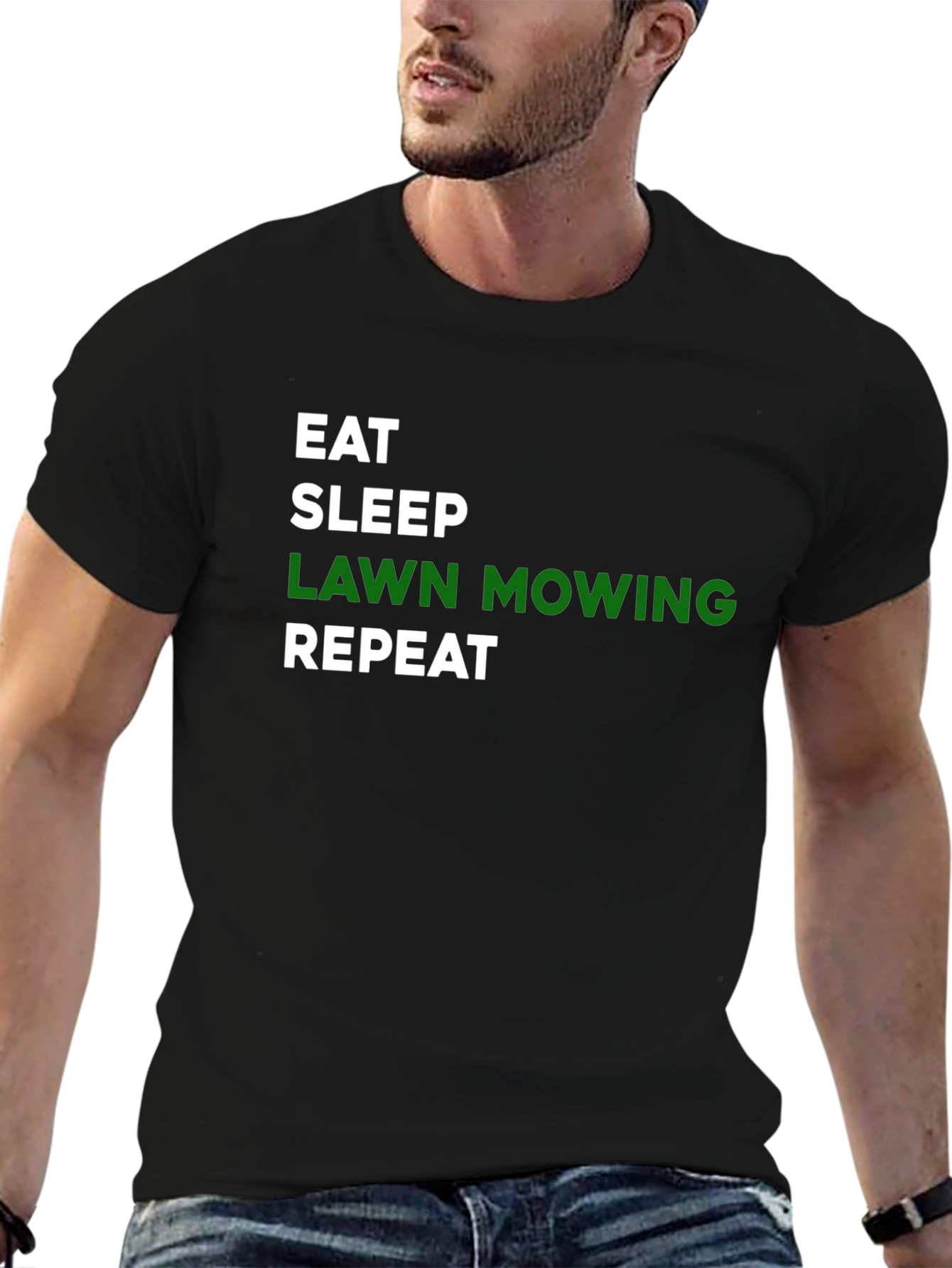 Eat Sleep Lawn Mowing Repeat T-Shirt