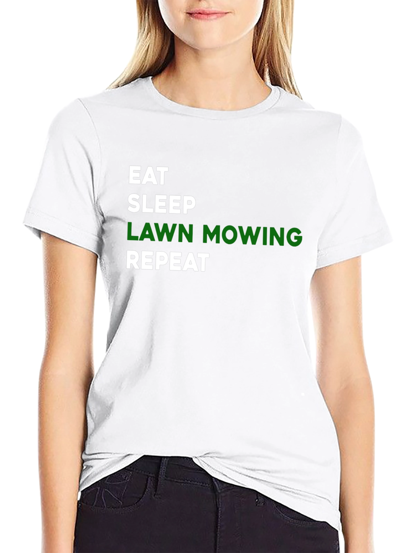 Eat Sleep Lawn Mowing Repeat T-Shirt
