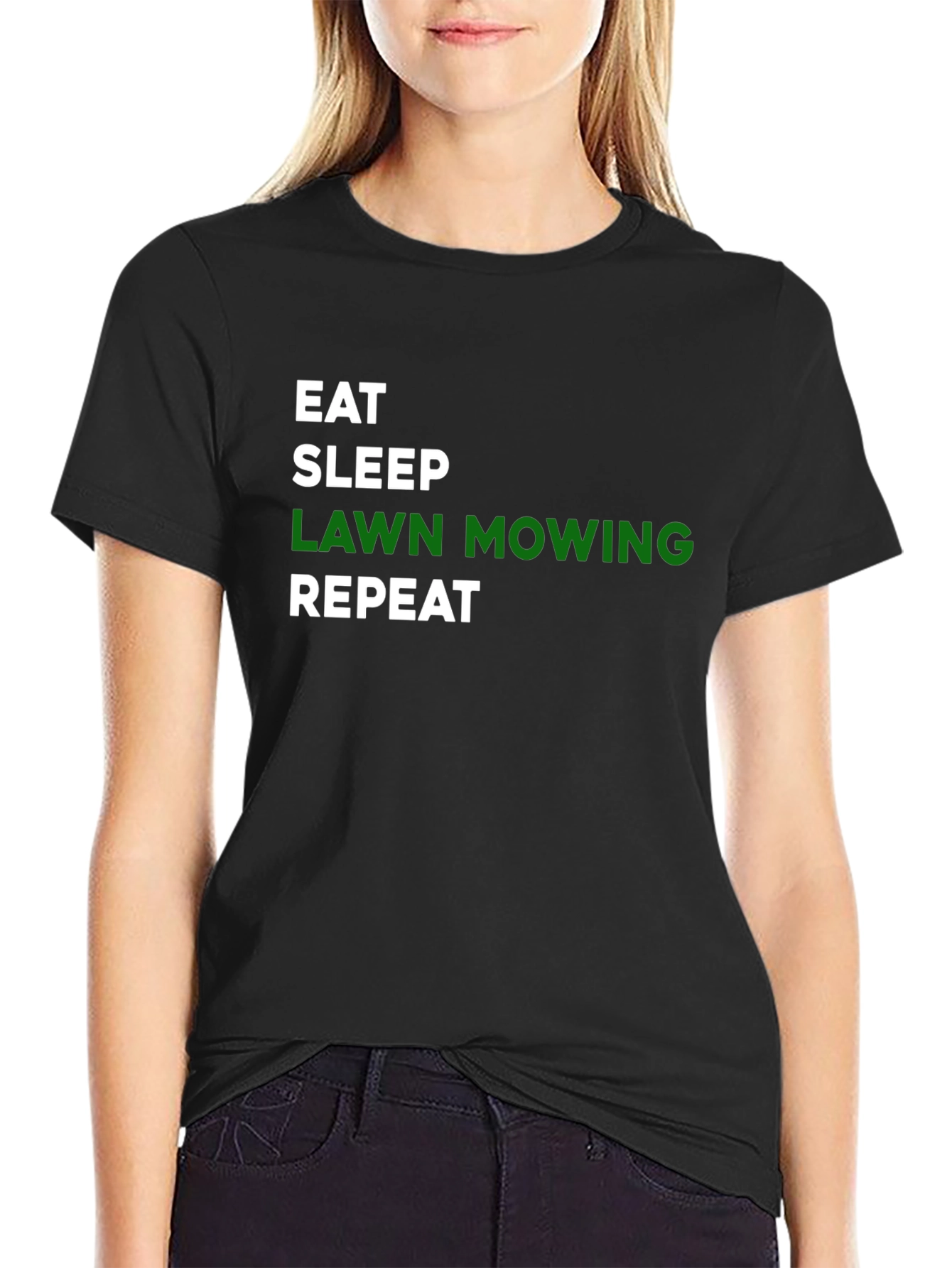 Eat Sleep Lawn Mowing Repeat T-Shirt