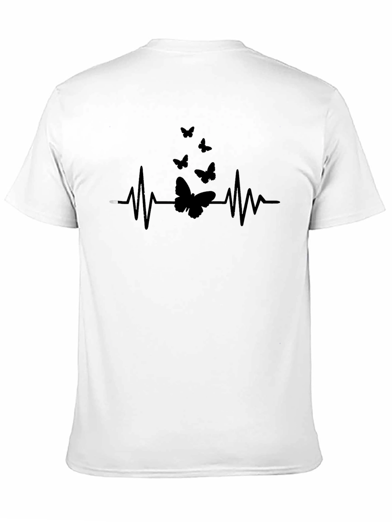 Butterfly Heartbeat T-Shirt - Stylish Graphic Tee