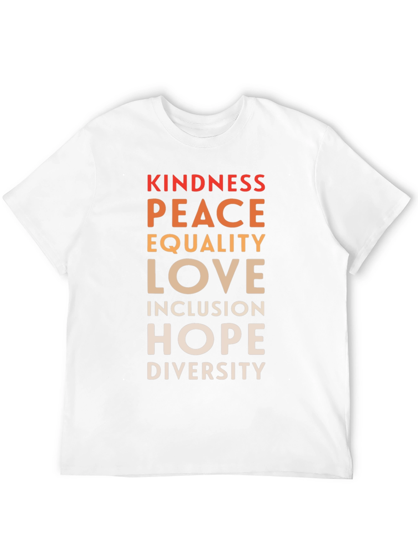 Kindness Peace Equality Love Inclusion T-Shirt
