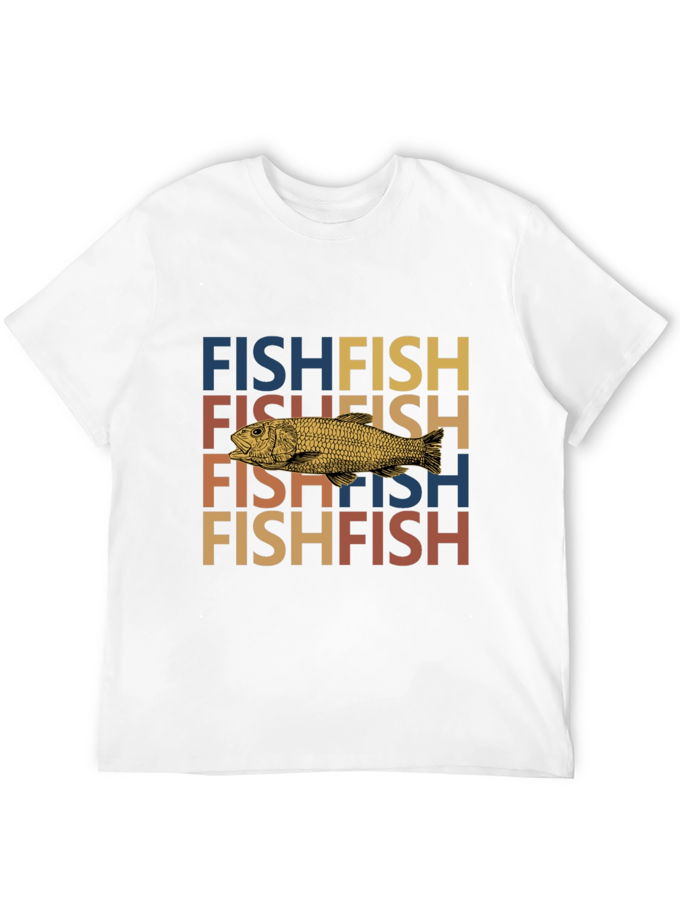 Retro Fish Lover T-Shirt - Unique Graphic Tee