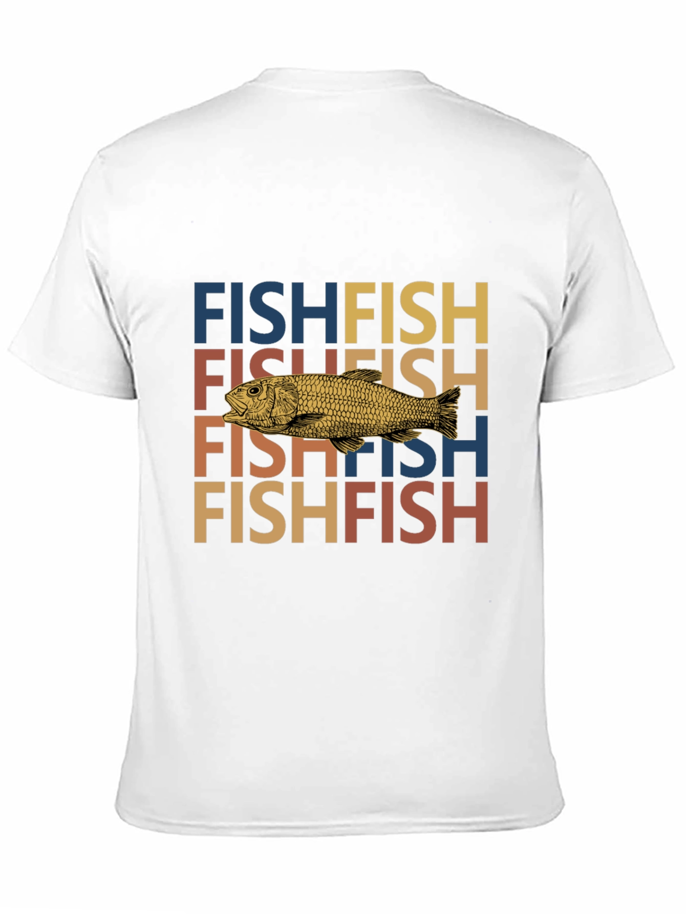 Retro Fish Lover T-Shirt - Unique Graphic Tee