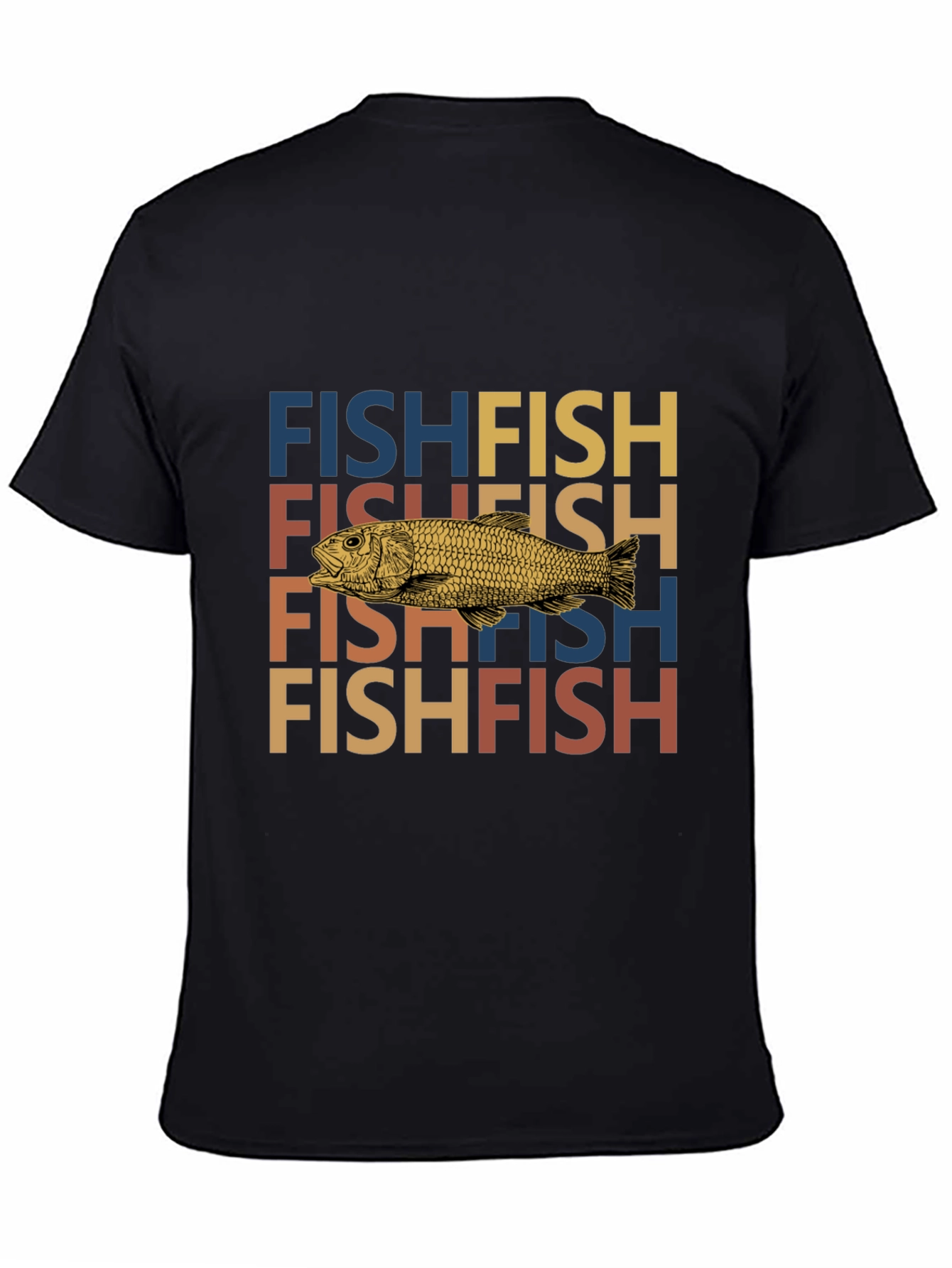 Retro Fish Lover T-Shirt - Unique Graphic Tee