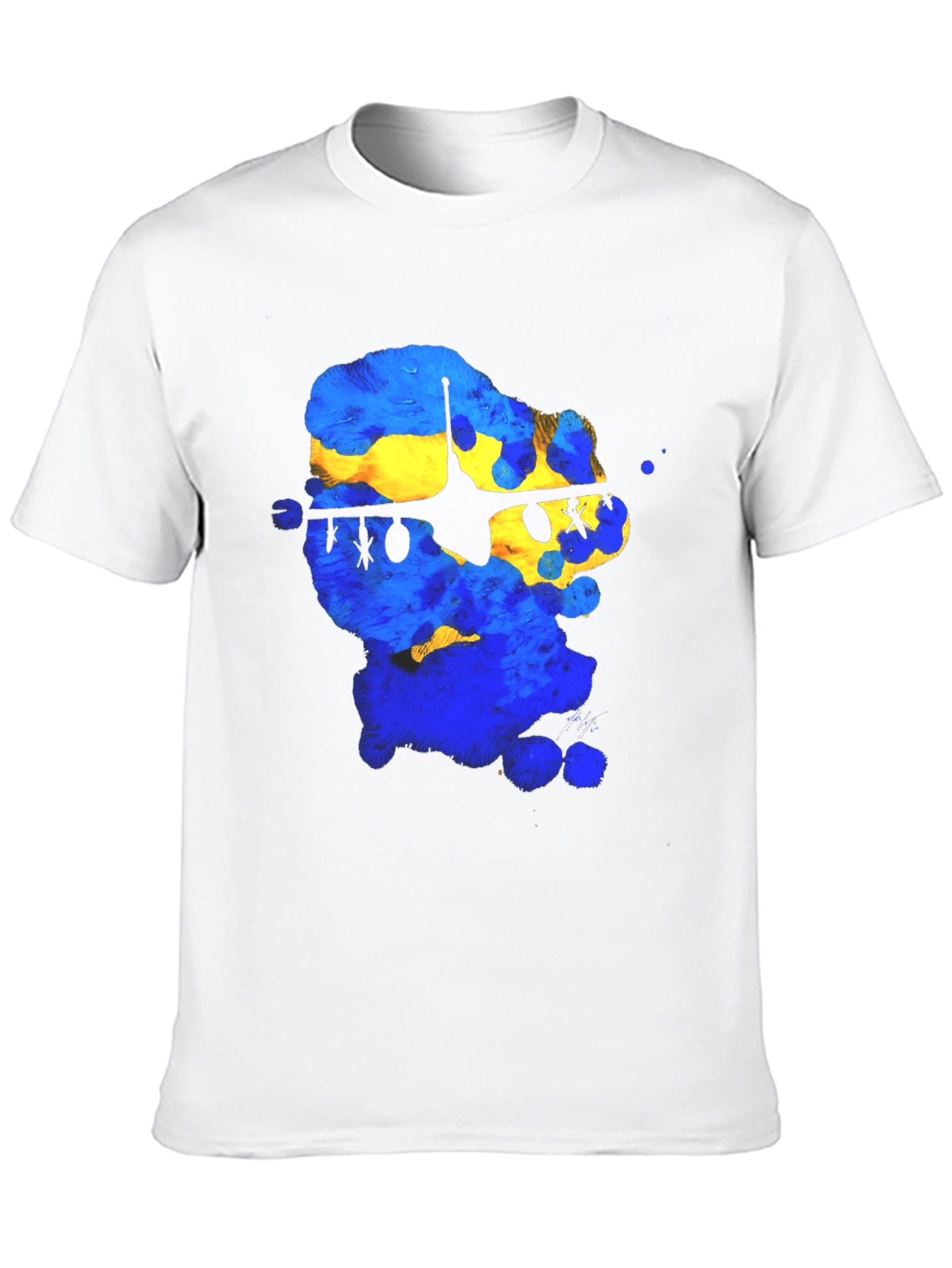 Ukraine Fighter Jet Graphic Tee - Black