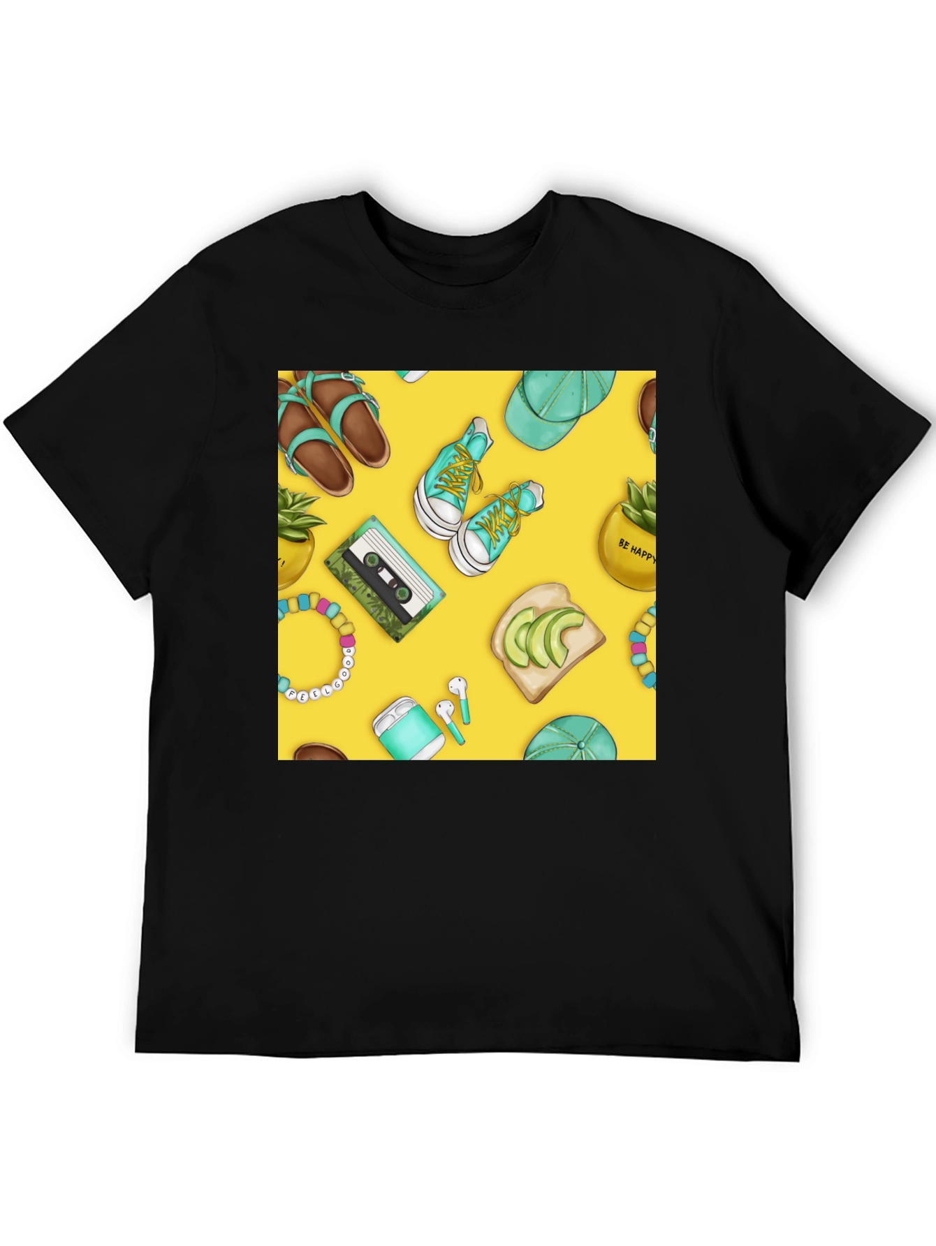 Trendy Teal Aesthetic Tee
