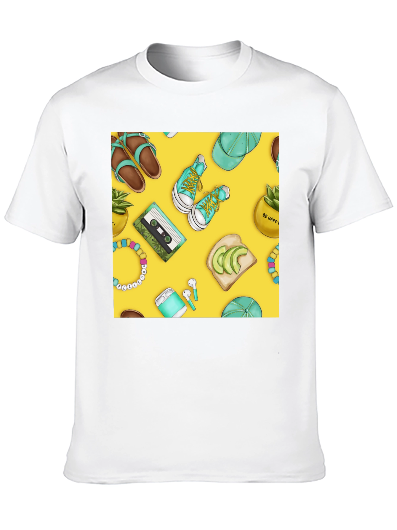 Trendy Teal Aesthetic Tee