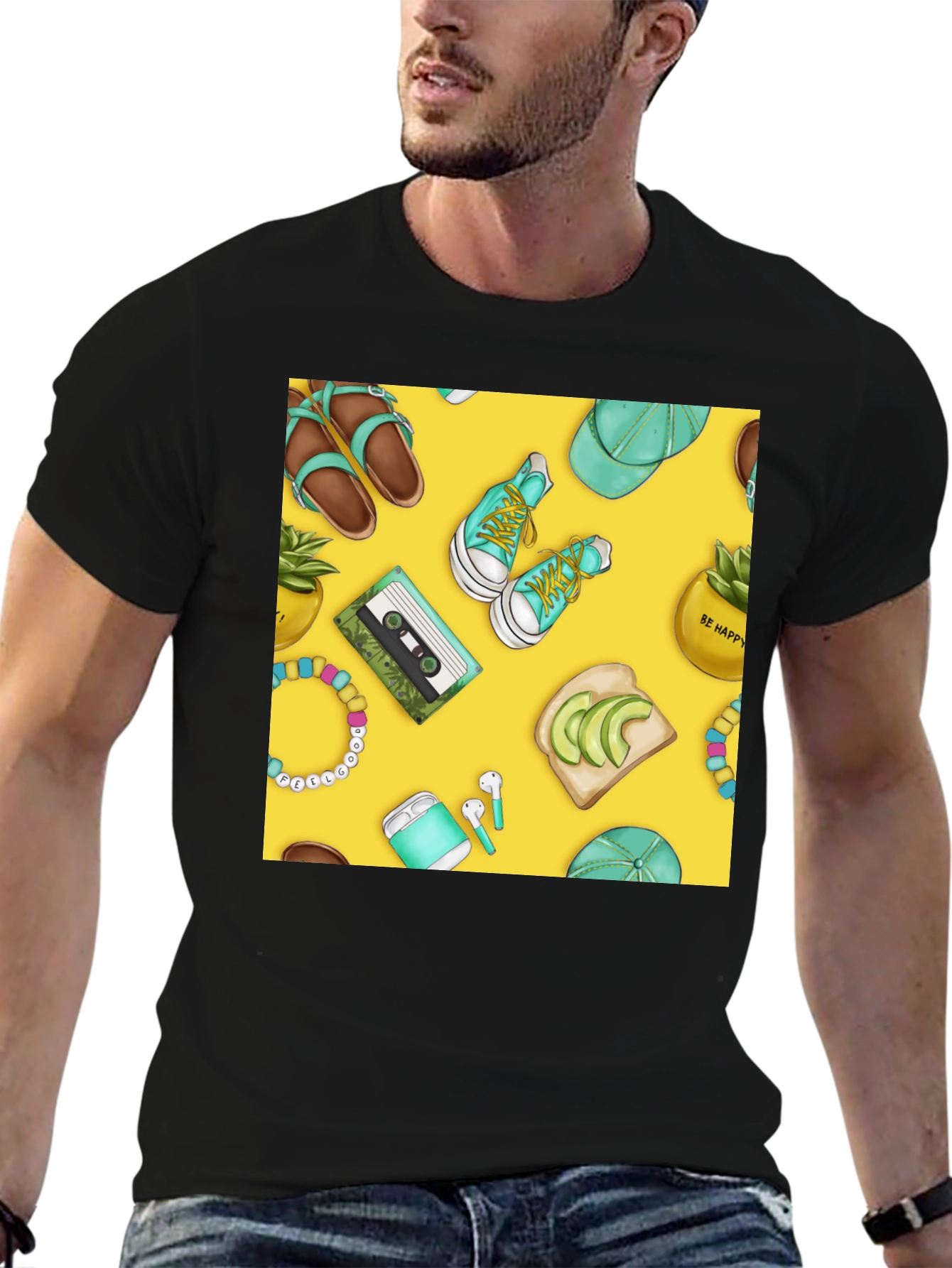 Trendy Teal Aesthetic Tee