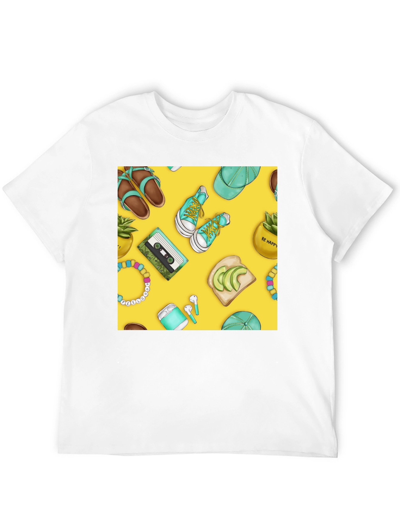 Trendy Teal Aesthetic Tee