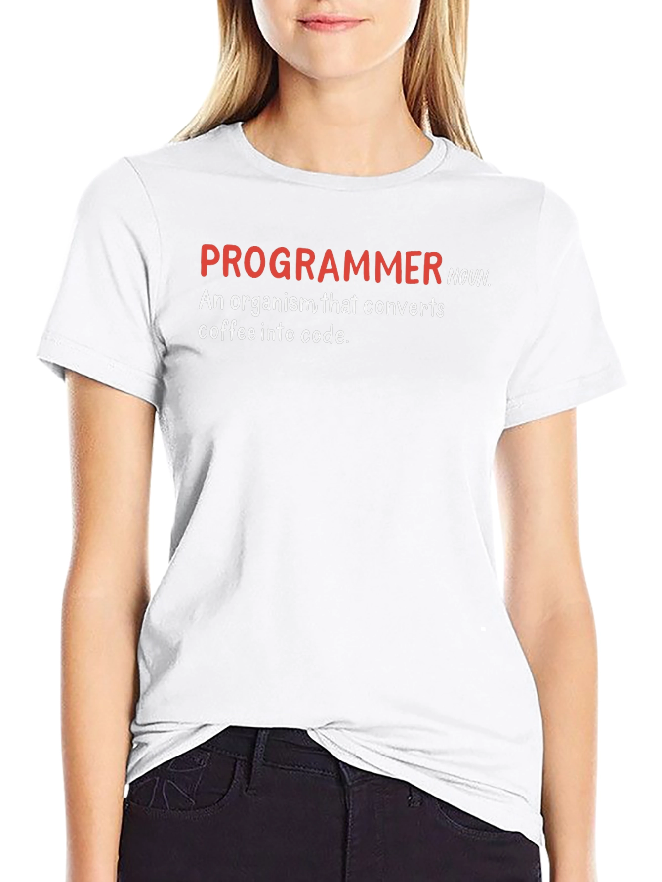 Programmer Coffee to Code Black T-Shirt