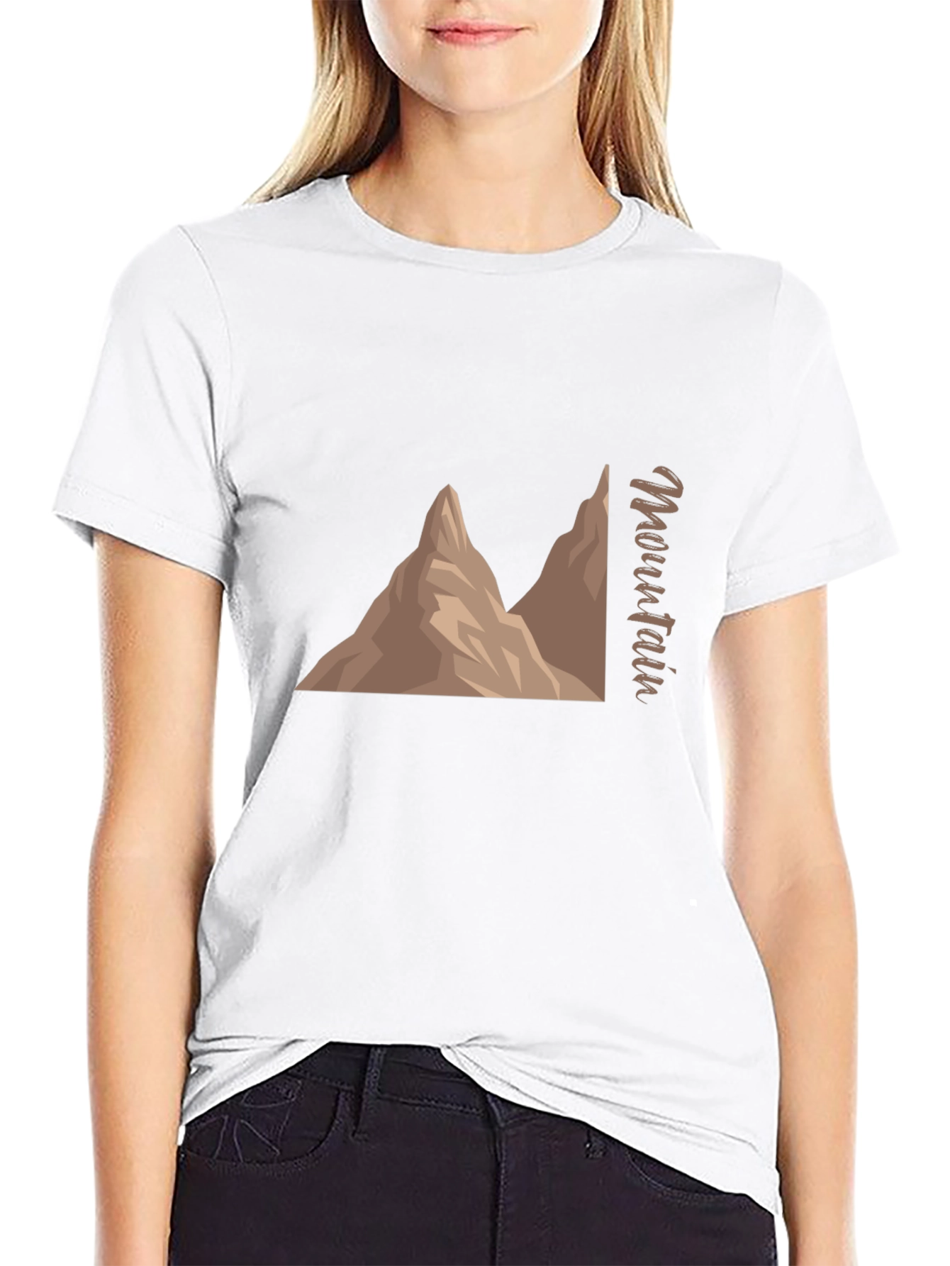 Mountain Graphic Black T-Shirt