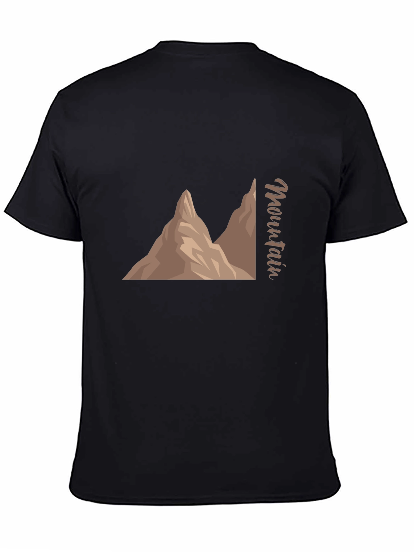 Mountain Graphic Black T-Shirt